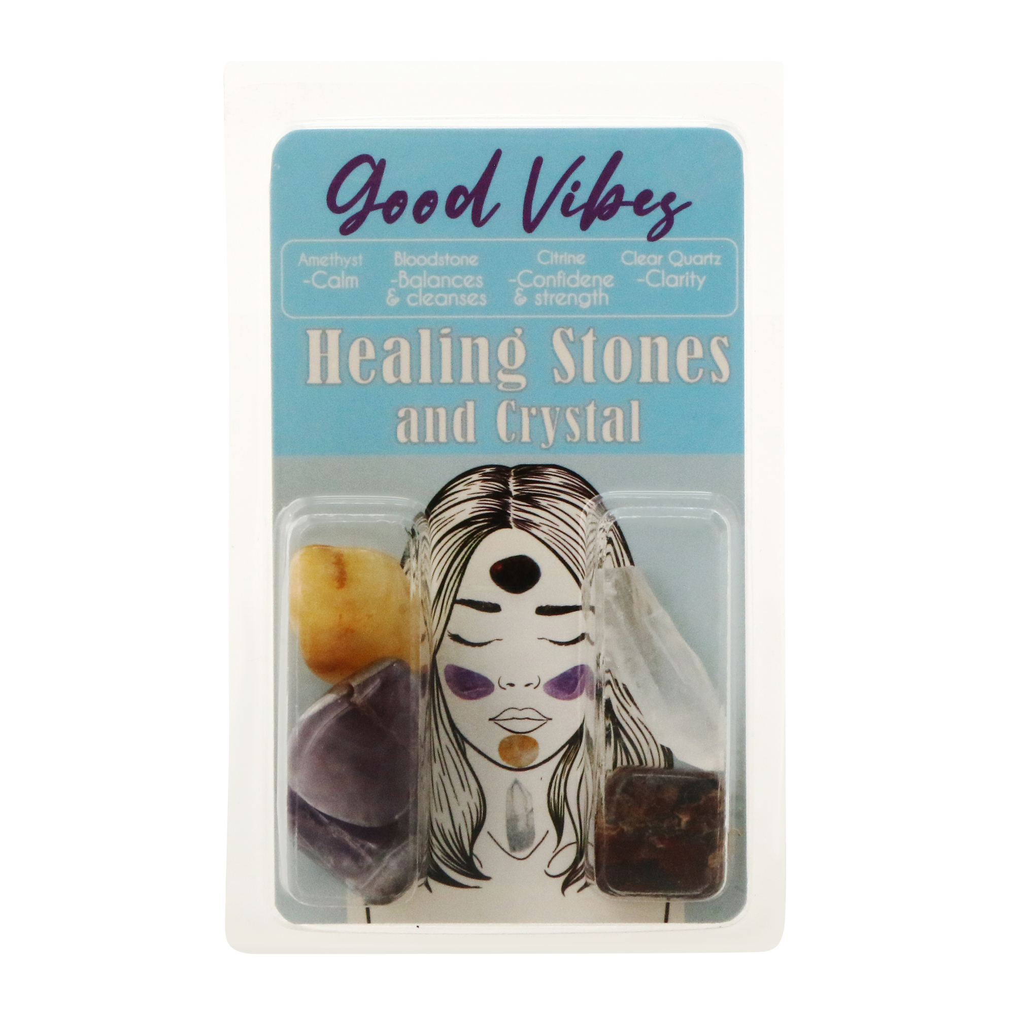 Healing Stones & Crystal Collection 5-Count