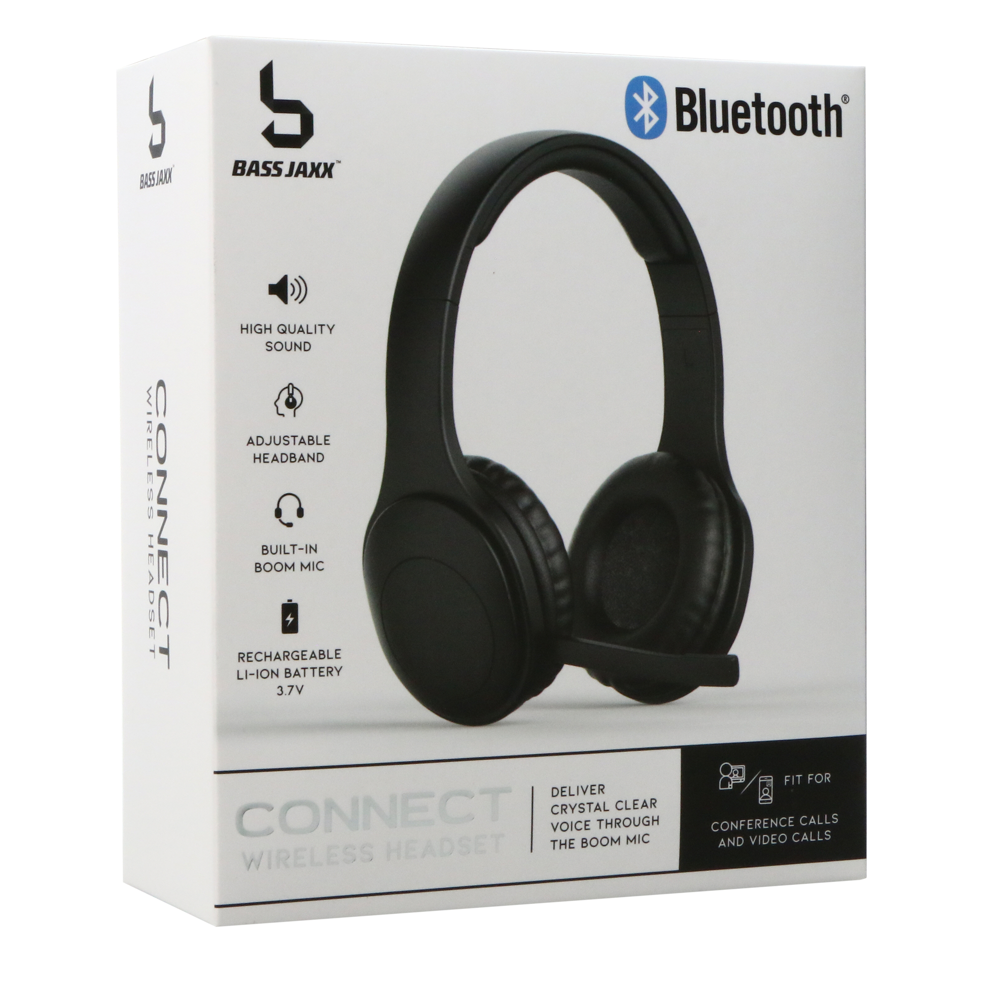 Connect Wireless Bluetooth® Headset With Boom Mic