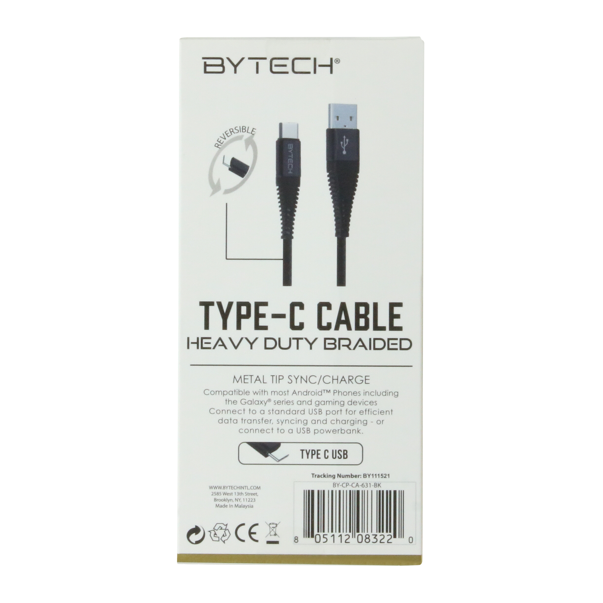 6ft Premium USB-C To USB-A Cable