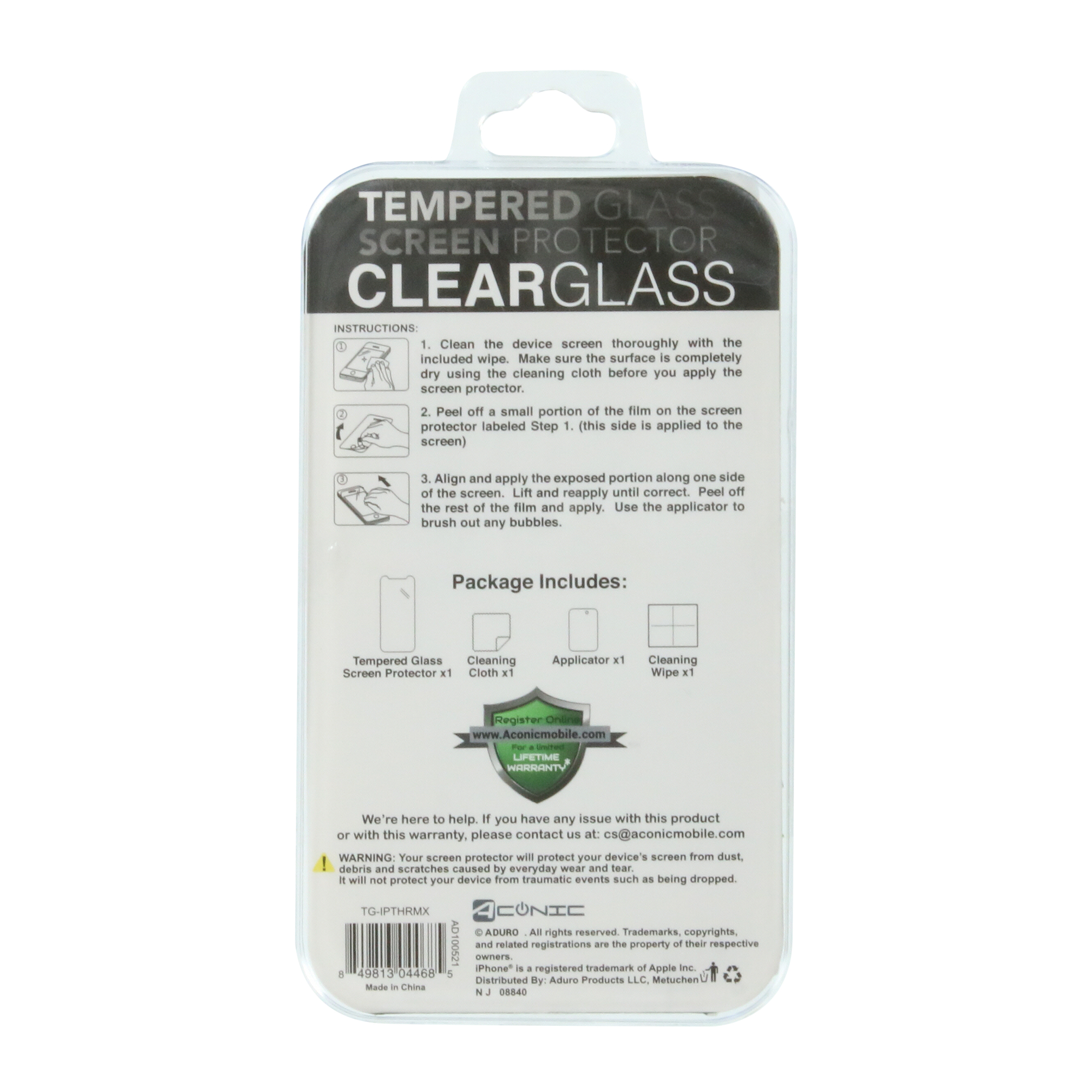 iPhone 13 Pro Max®/12 Pro Max® Tempered Glass Screen Protector