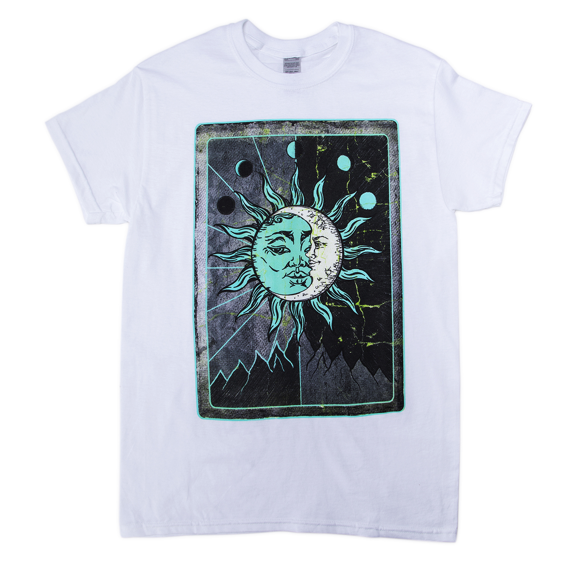 sun & moon phases graphic tee | Five Below