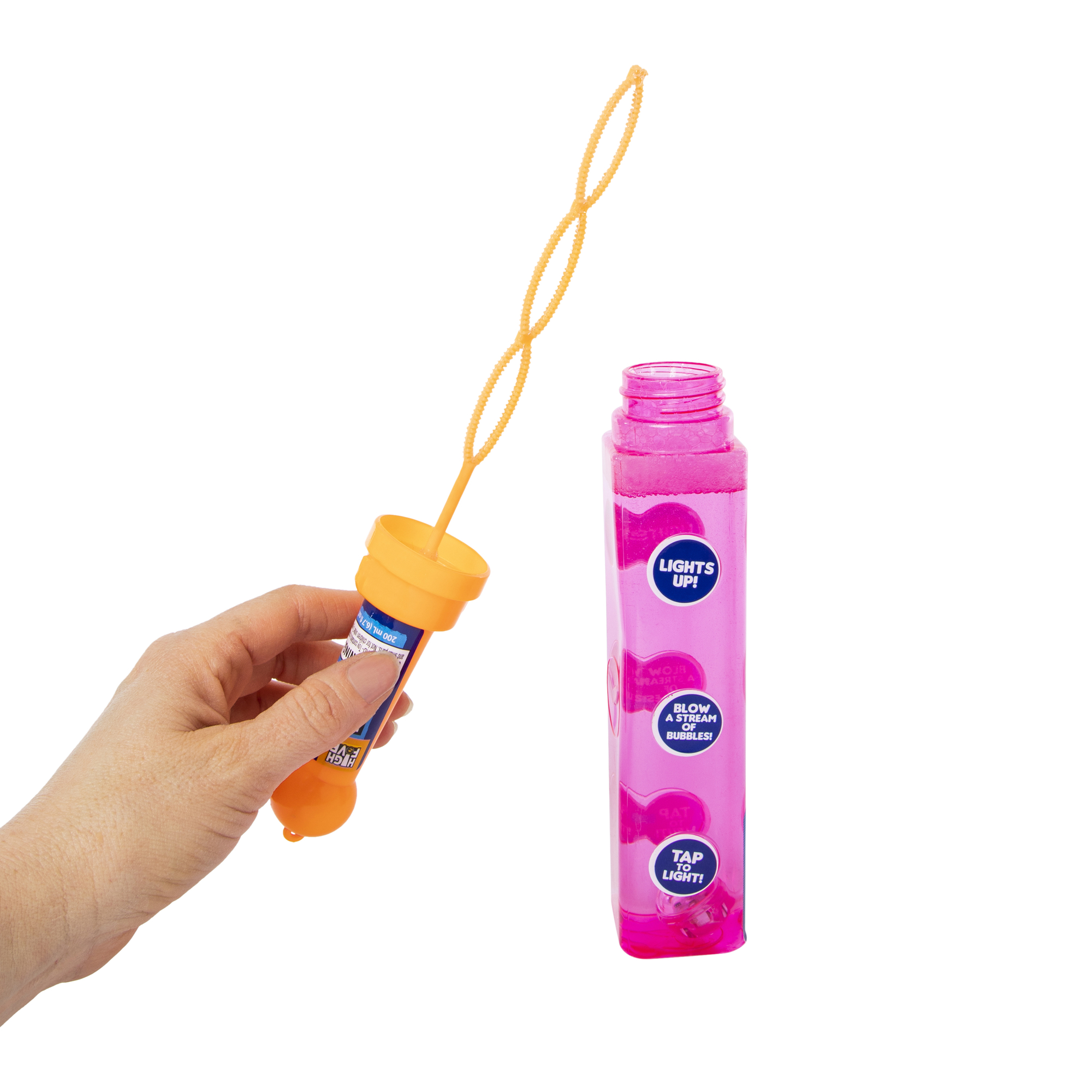 Light Up Bubble Wand - Pink
