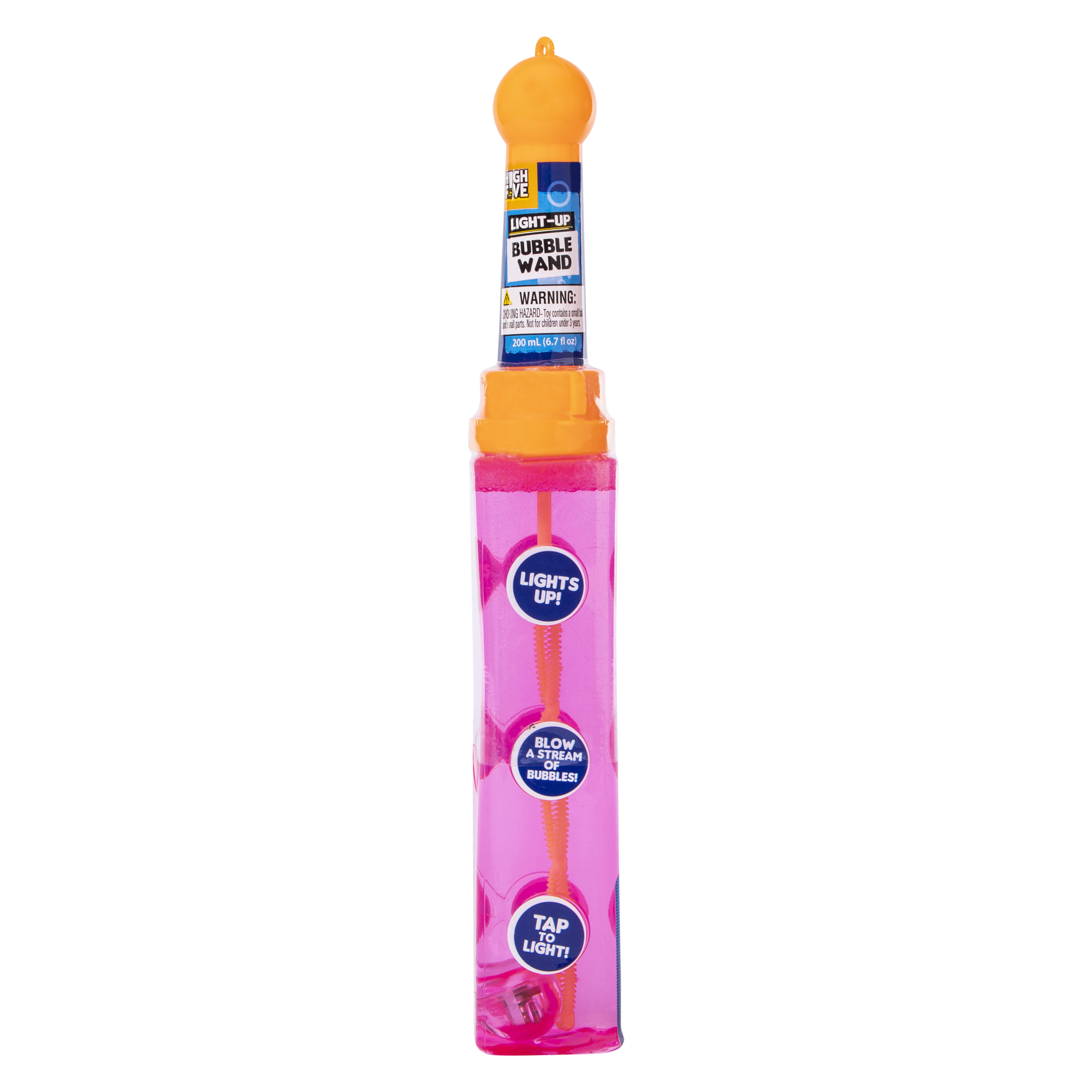 Light Up Bubble Wand - Pink