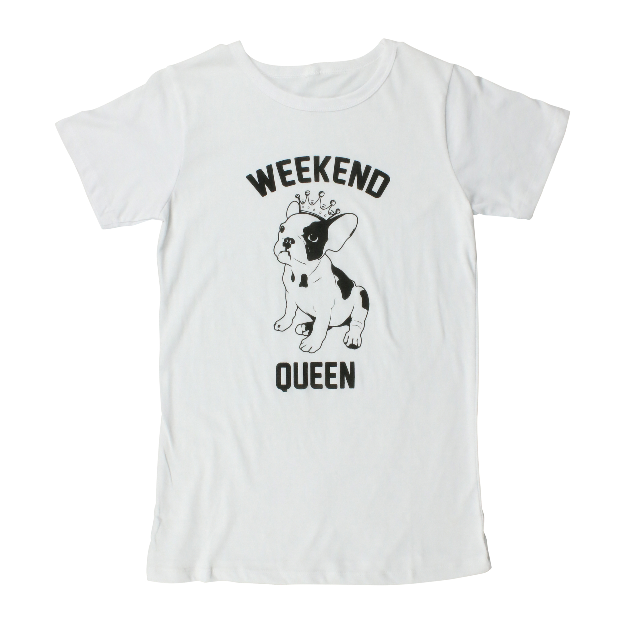 Juniors 'Weekend Queen' Graphic Tee