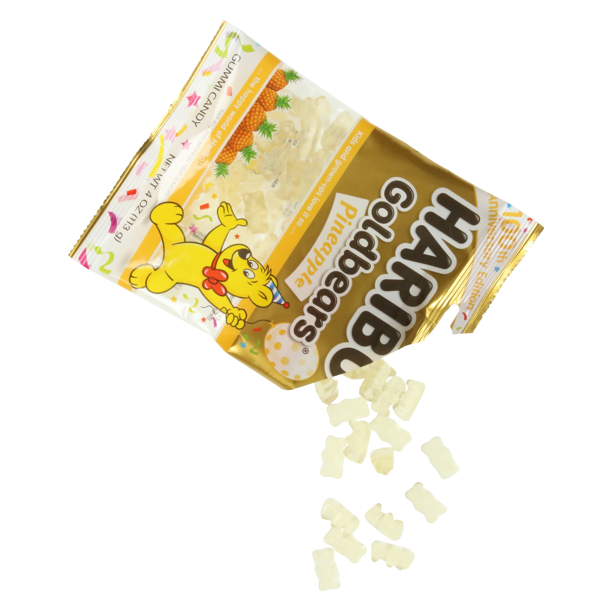 Haribo® 100Th Anniversary Pineapple Goldbears® 4oz