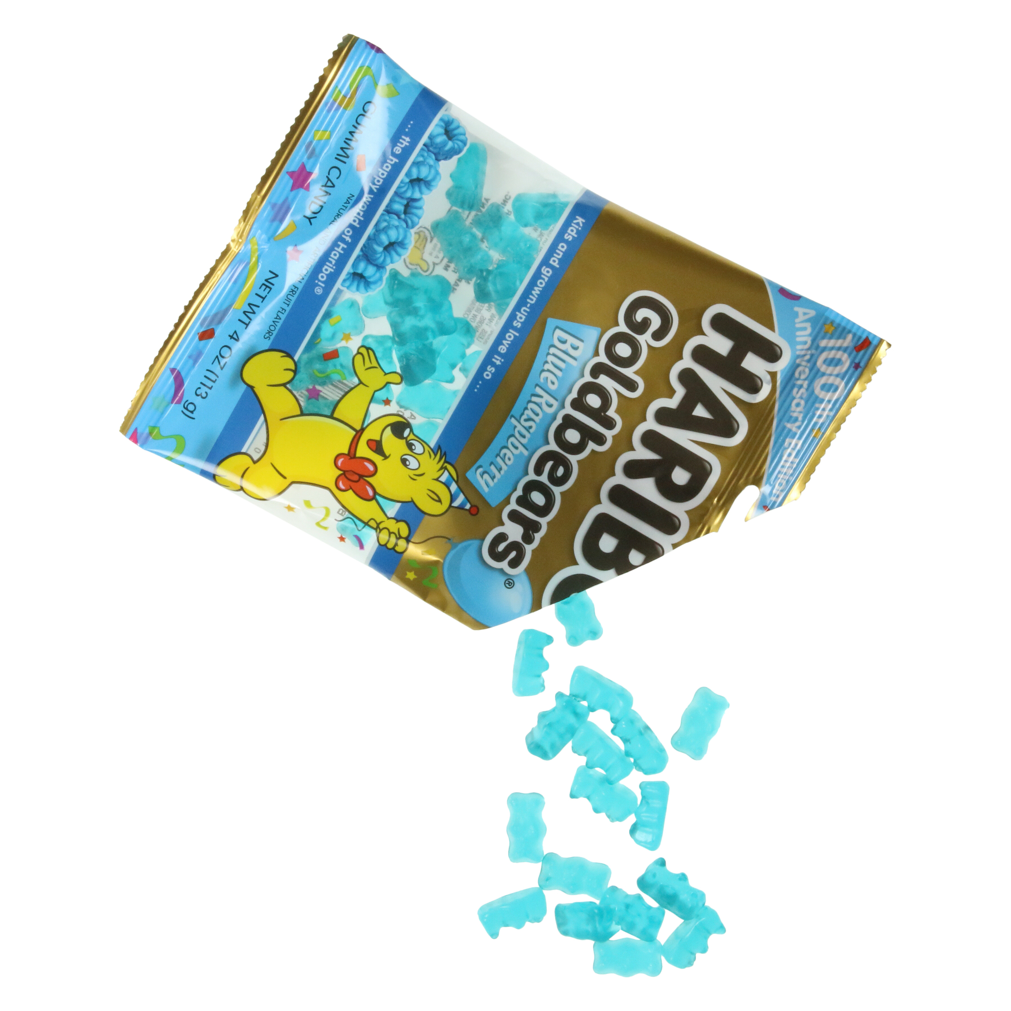 Haribo® 100Th Anniversary Blue Raspberry Goldbears® 4oz