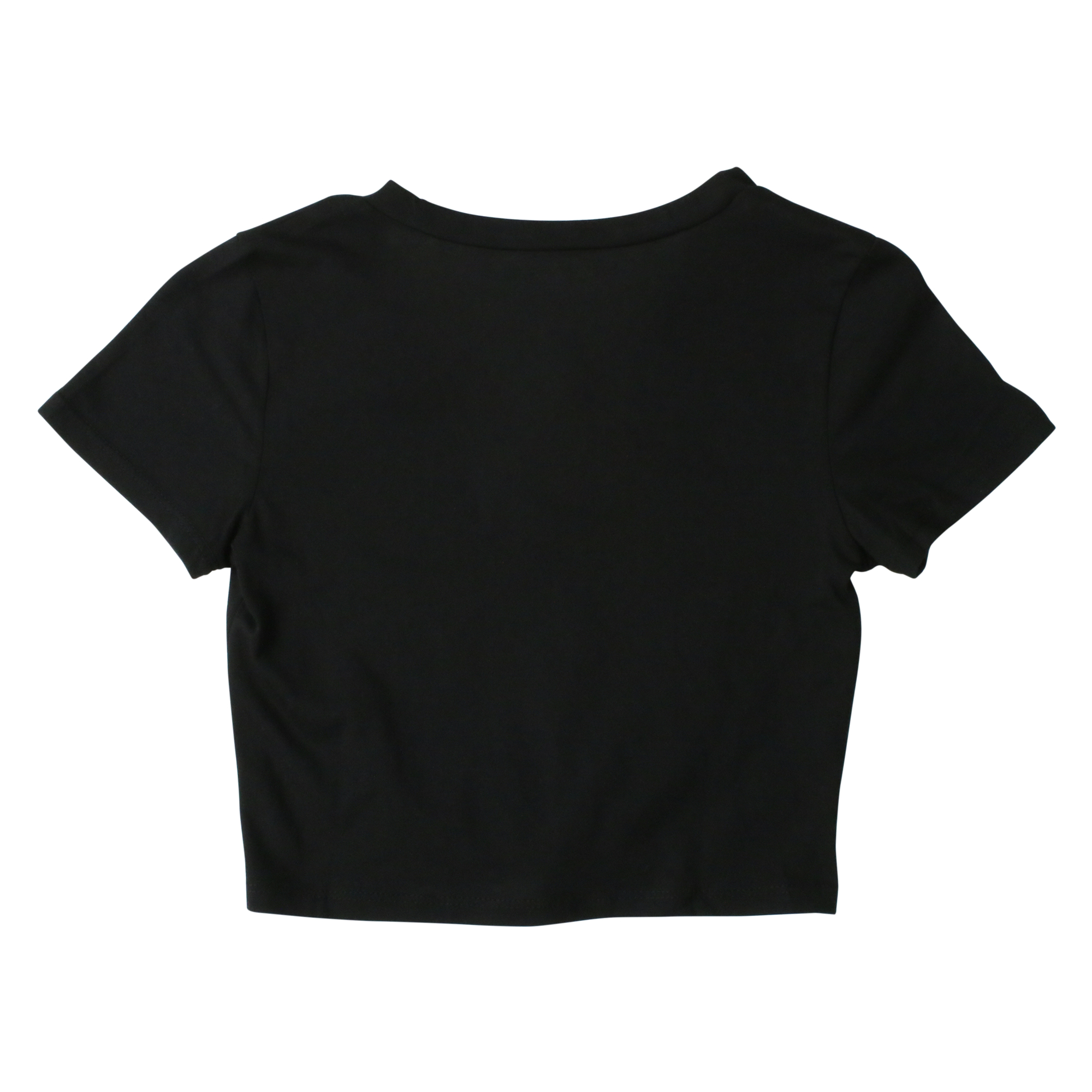 Black V-Neck Active Top With Front Knot