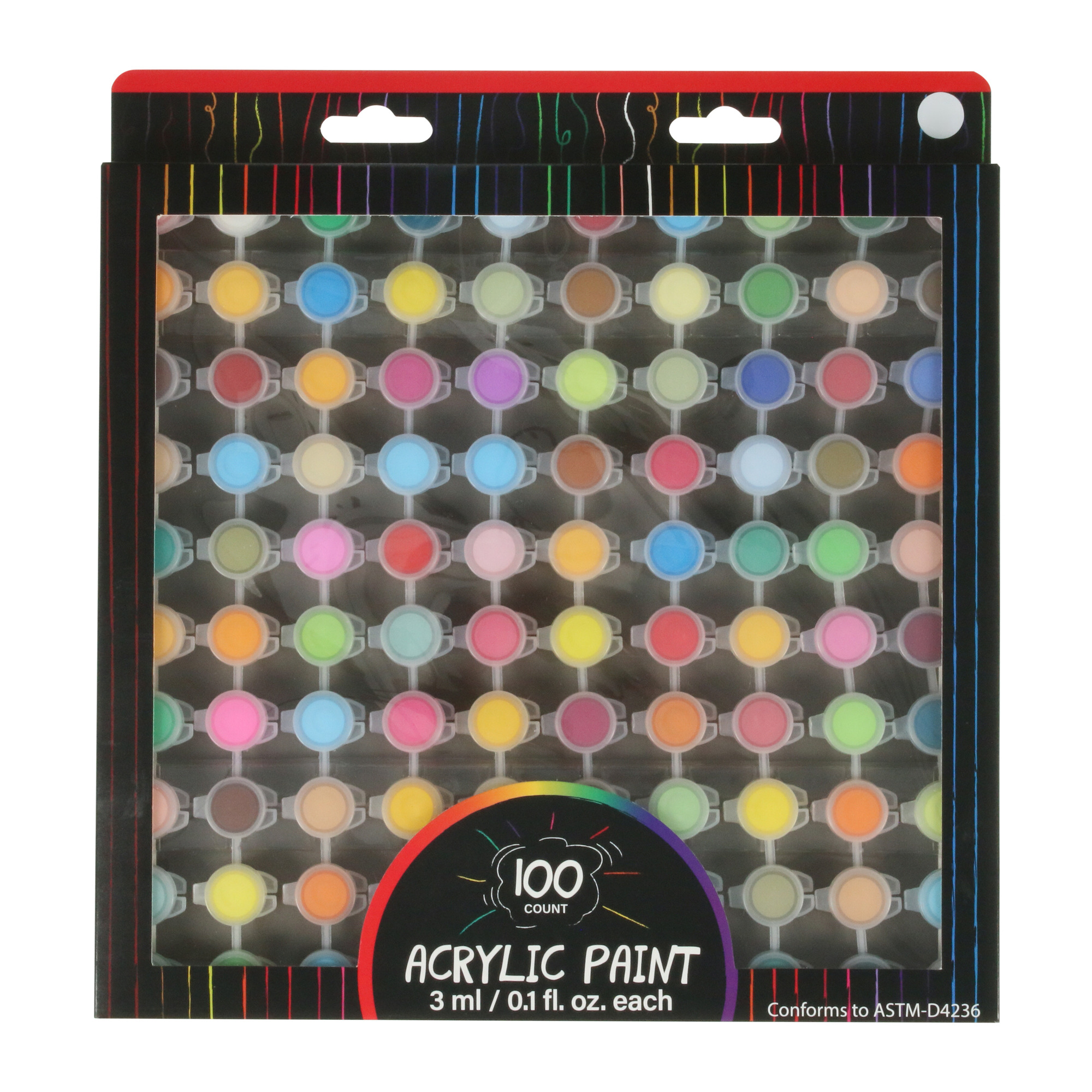 Acrylic Paints 100-Count Set