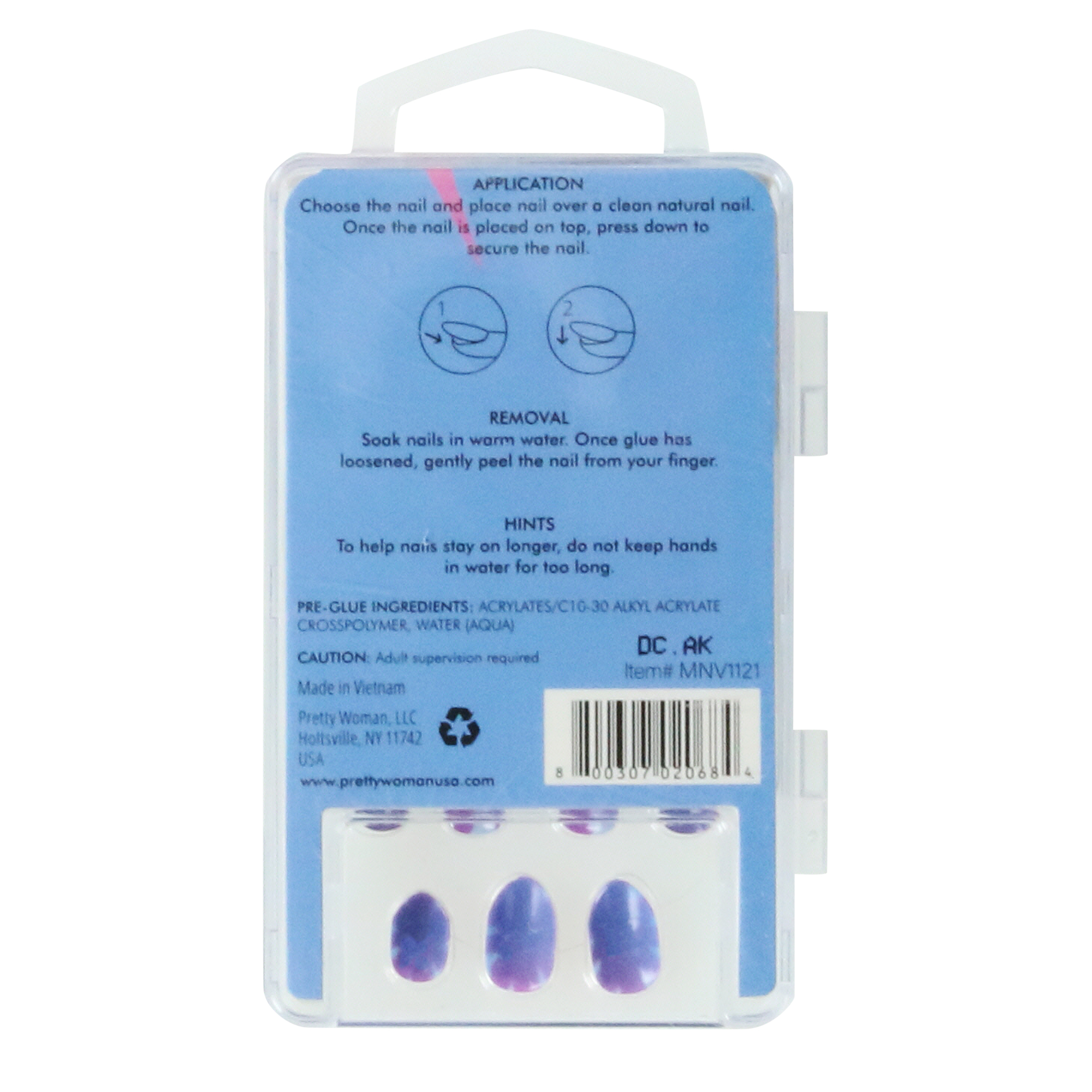 Pretty Woman Be Happy Press-On Nails 24-Count