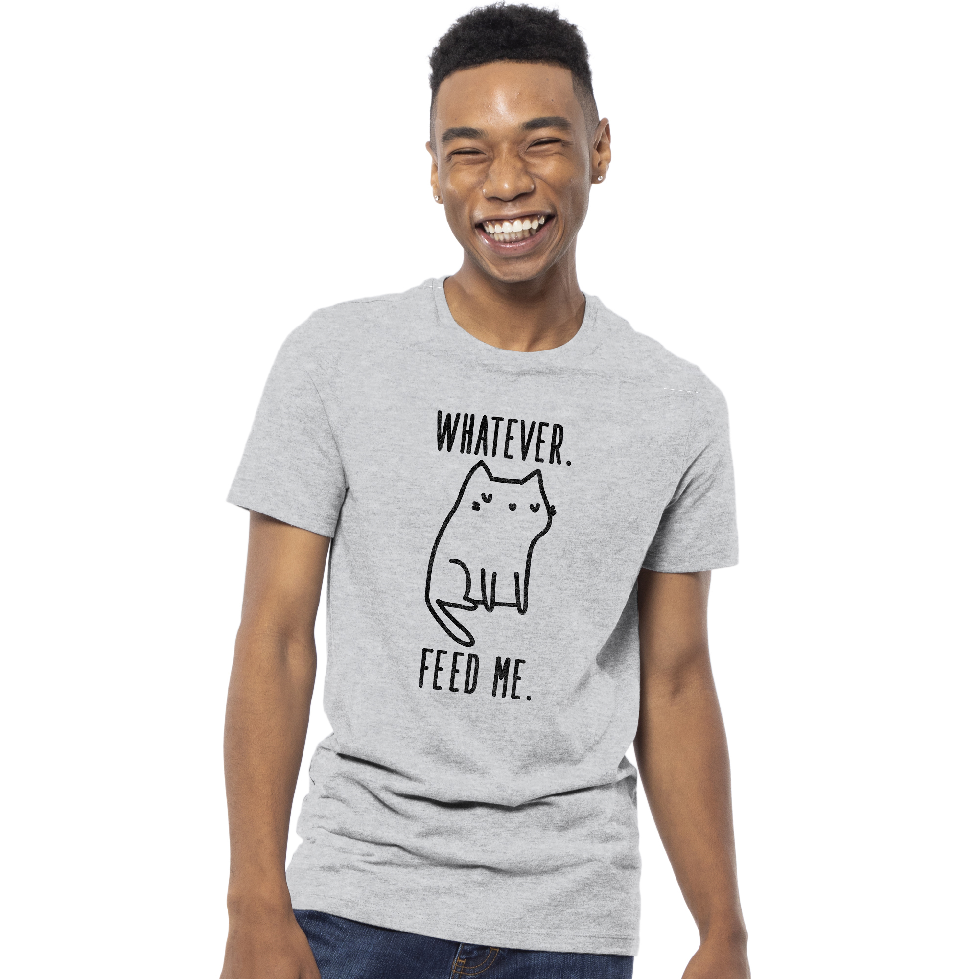 'Whatever. Feed Me' Cat Graphic Tee