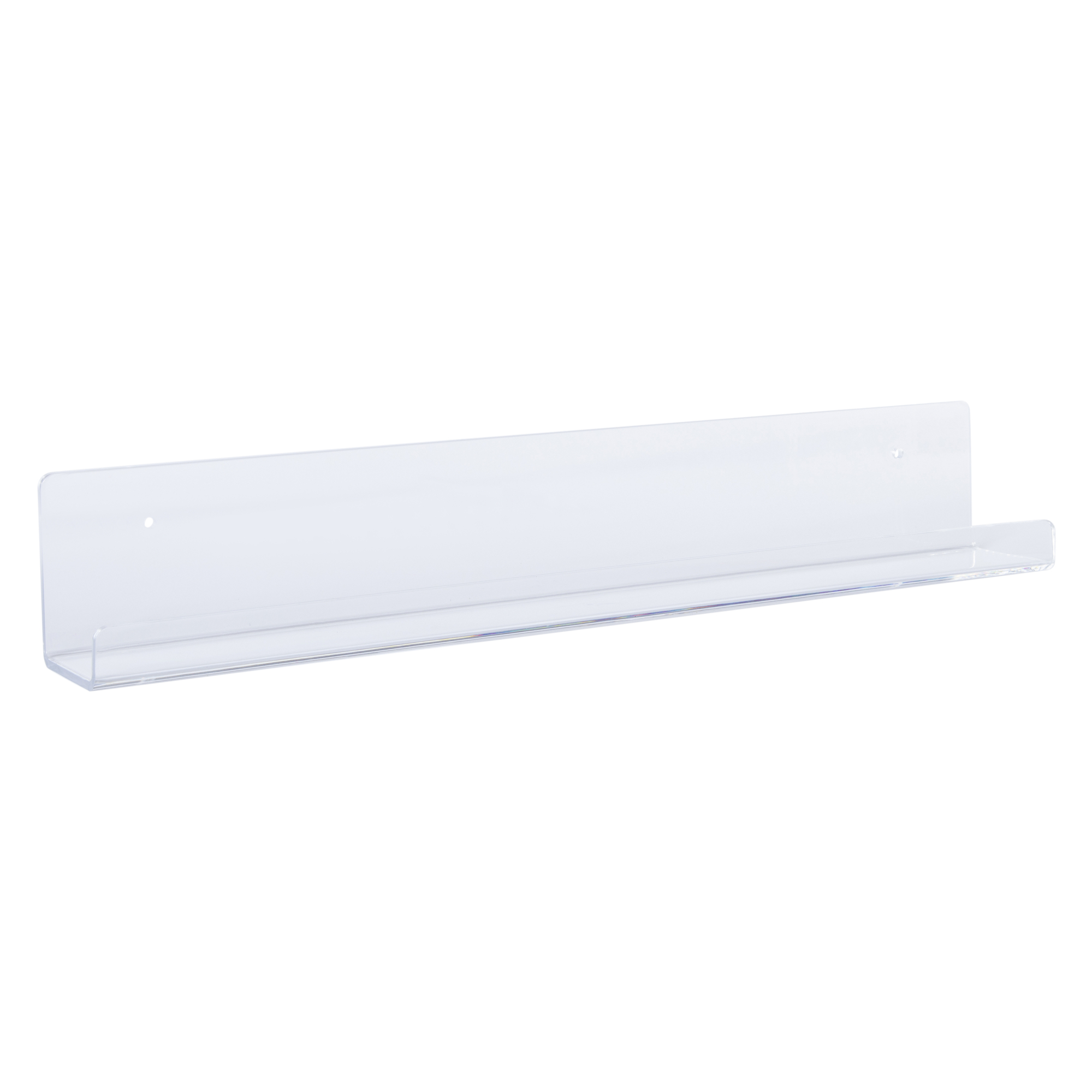Clear Ledge Floating Shelf 18in