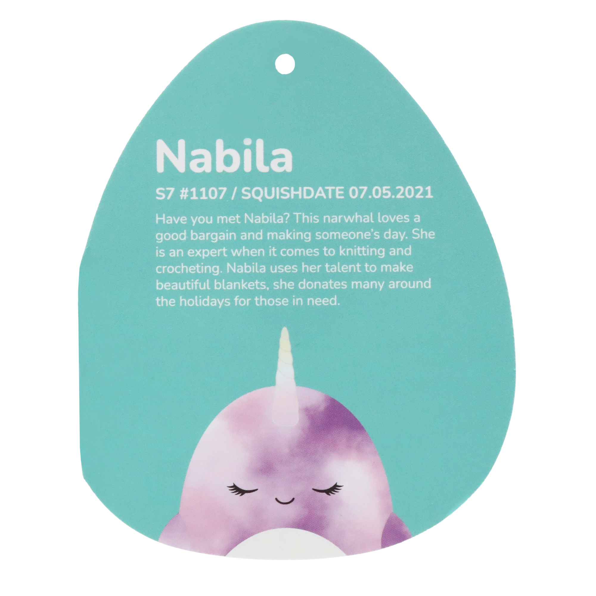 Squishmallows™ Narwhal 7.5in