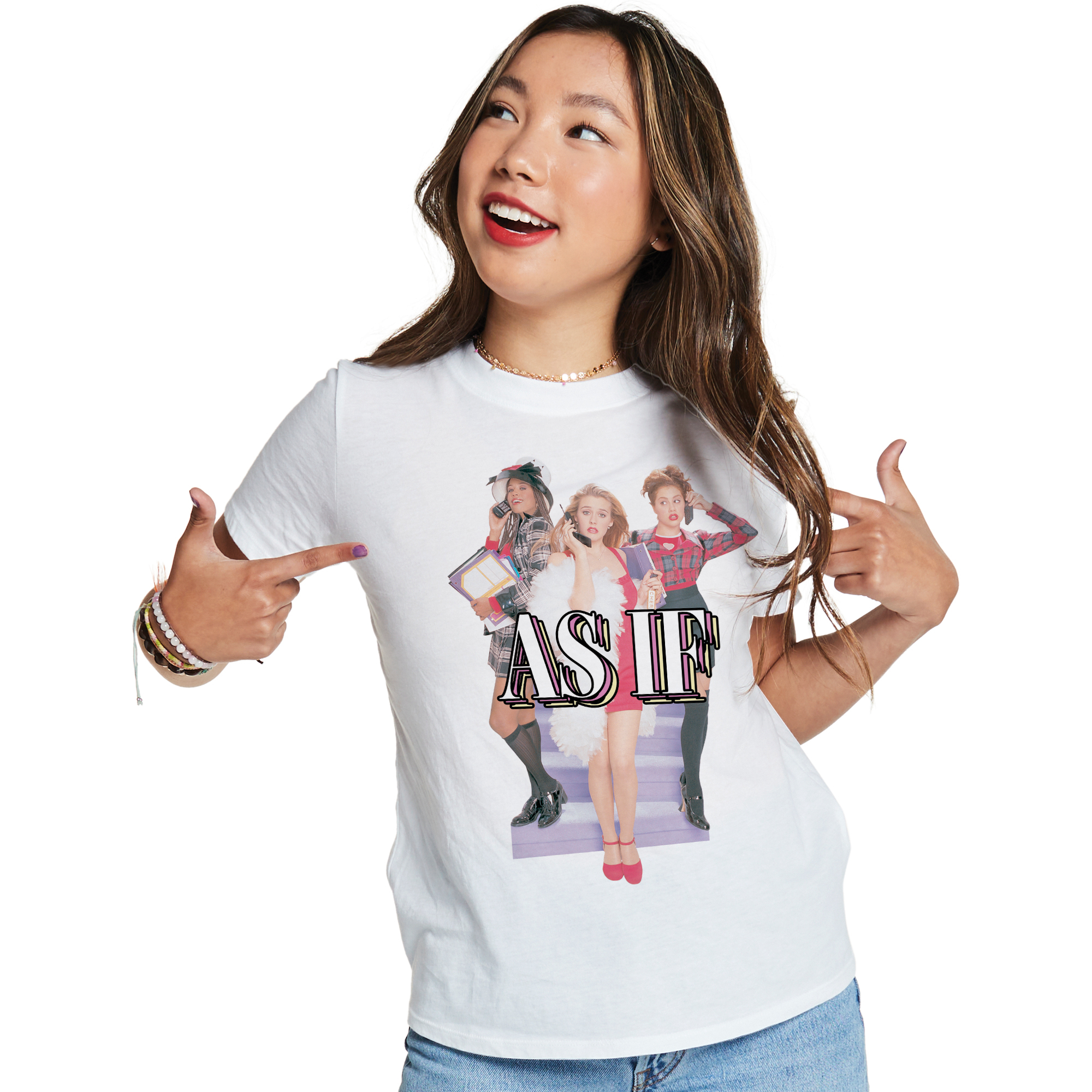Juniors Clueless™ 'As If' Graphic Tee