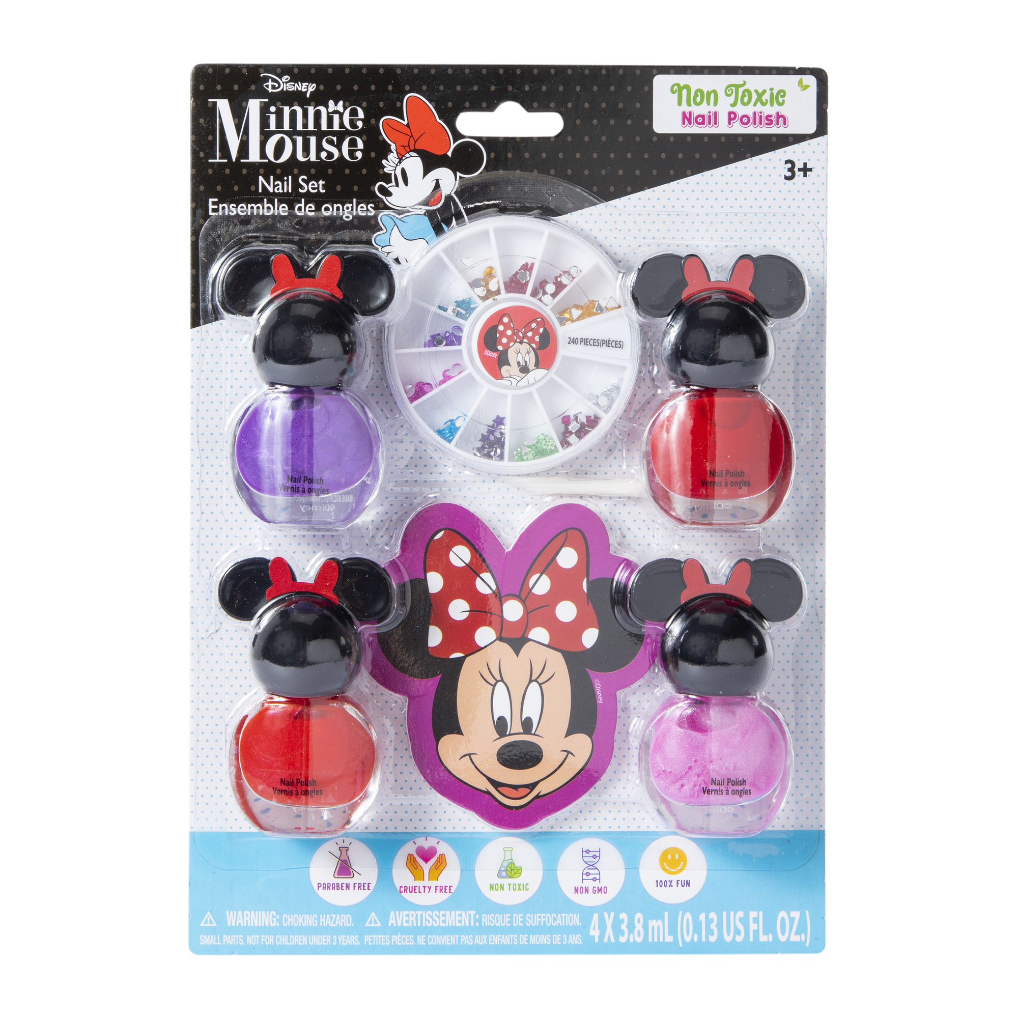Disney Minnie Mouse Nail Polish Set
