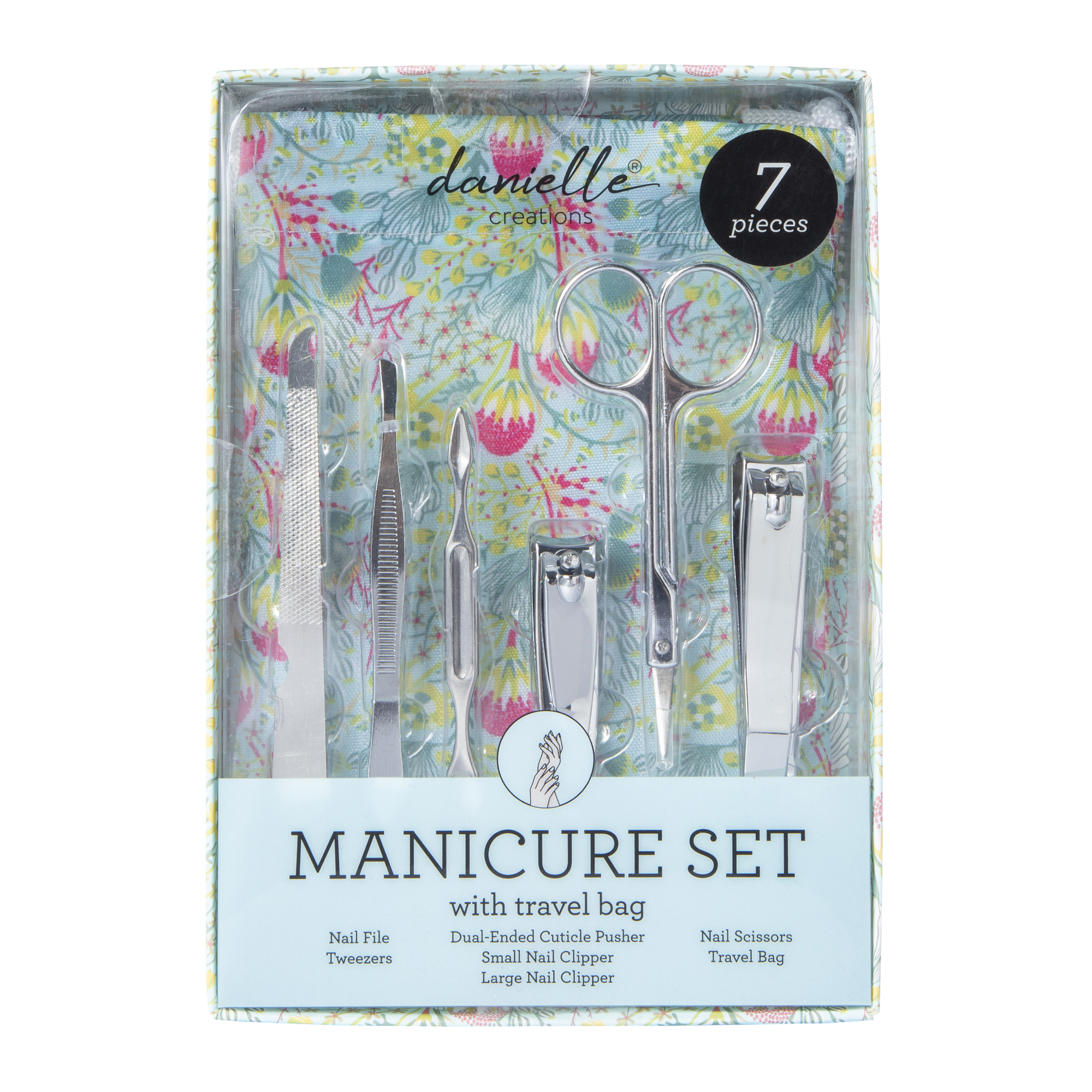 7-Piece Manicure Set With Travel Bag