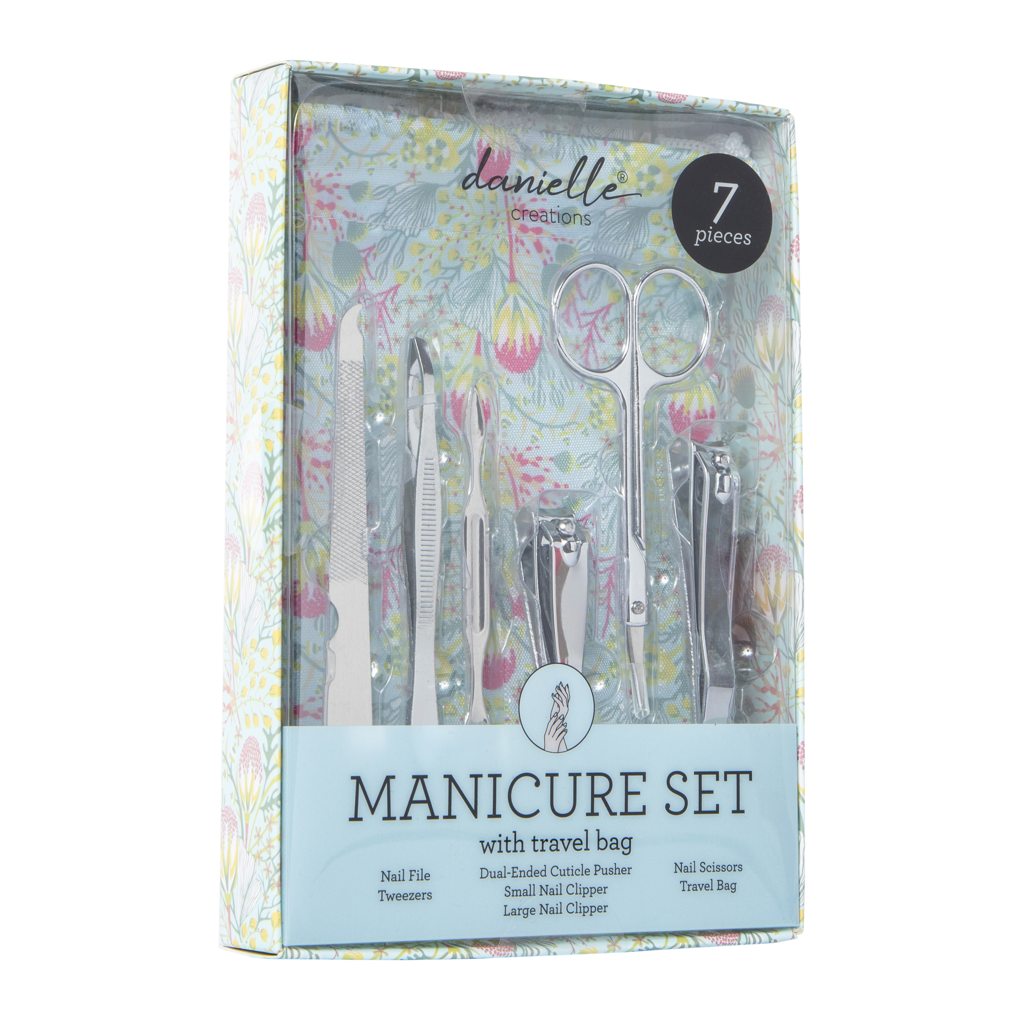 7-Piece Manicure Set With Travel Bag