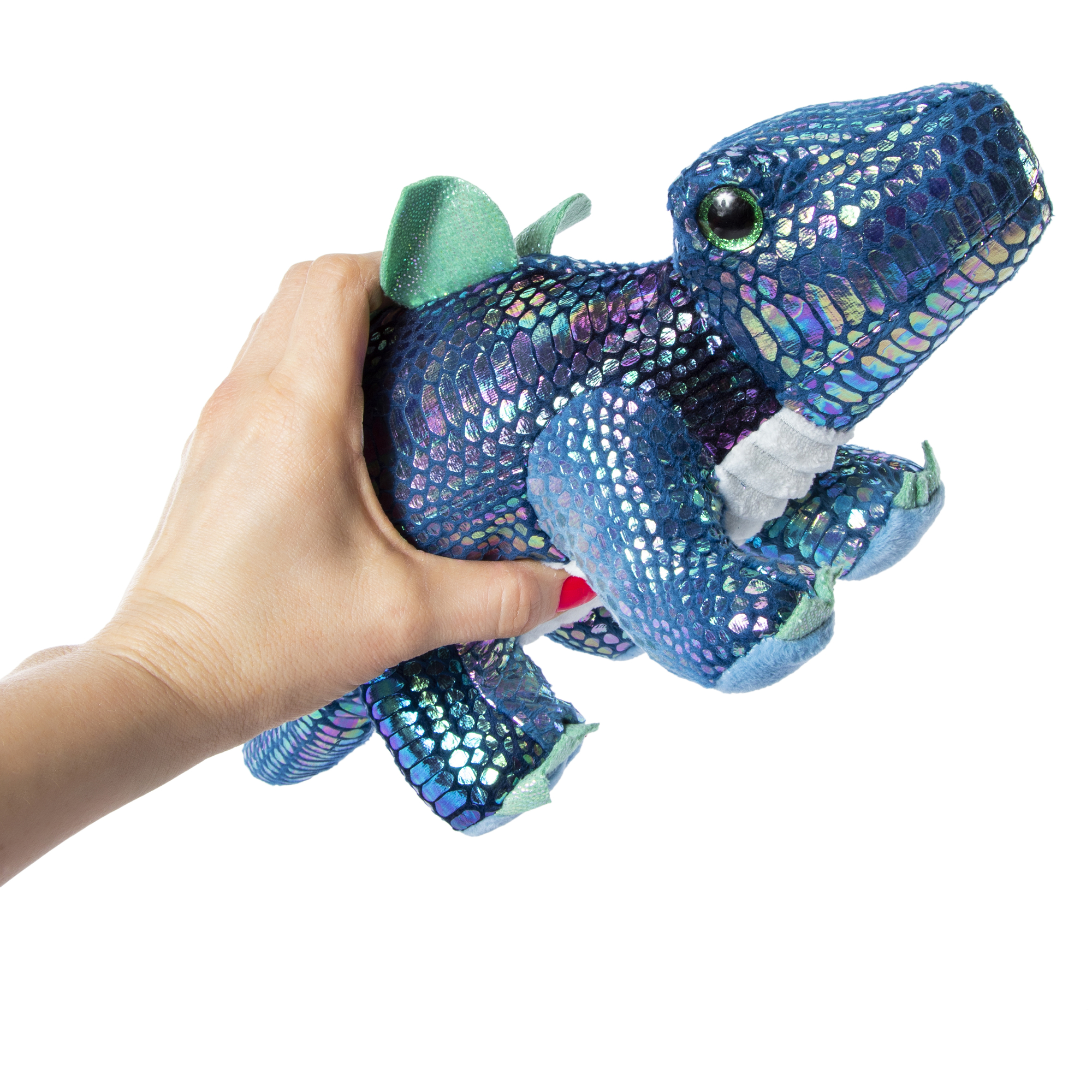 Iridescent Dinosaur Stuffed Animal Toy 14in