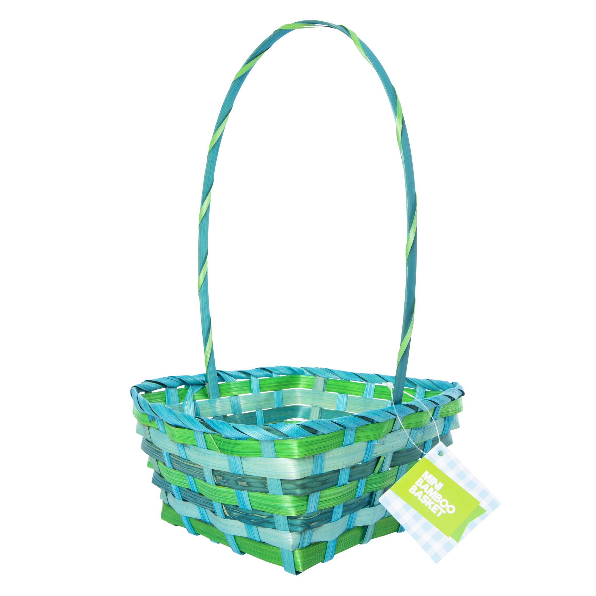 Mini Bamboo Easter Basket 7.8in