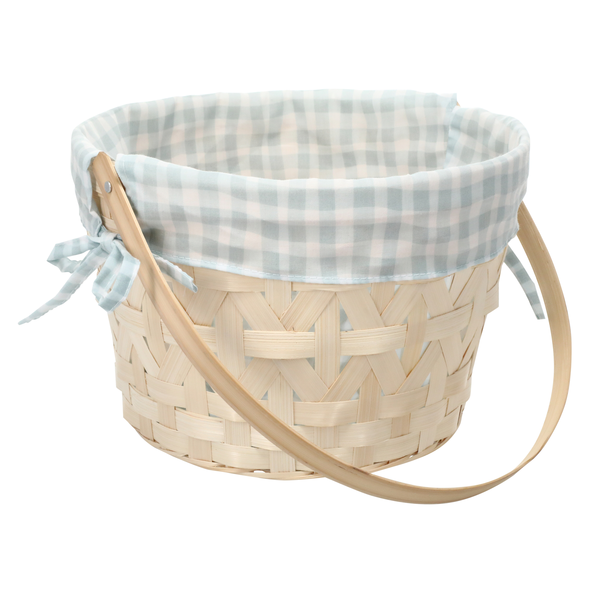 Fabric-Lined Easter Basket 10in