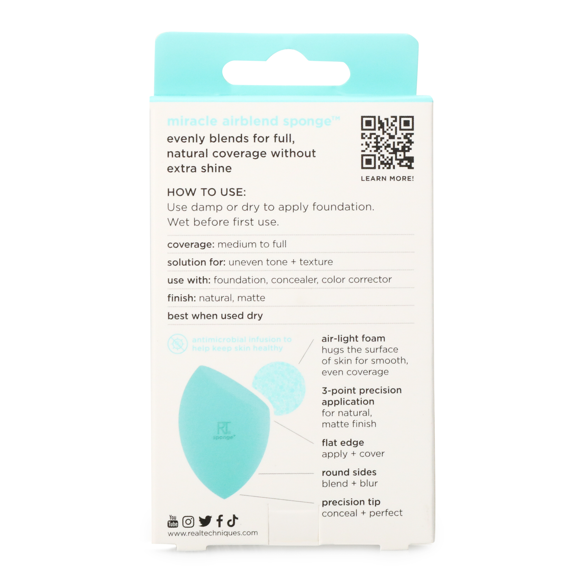 Real Techniques® Miracle Airblend Sponge™