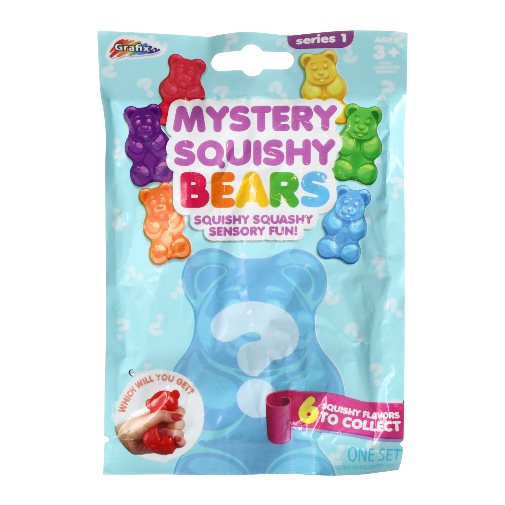 Grafix® Mystery Squishy Bears Blind Bag Sensory Toy