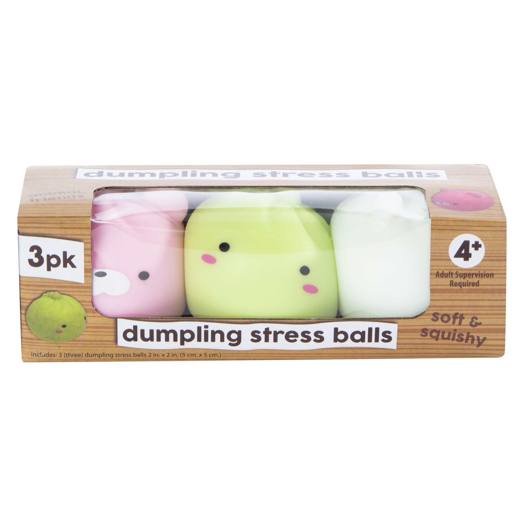 Dumpling Stress Balls 3-Pack Sensory Toys