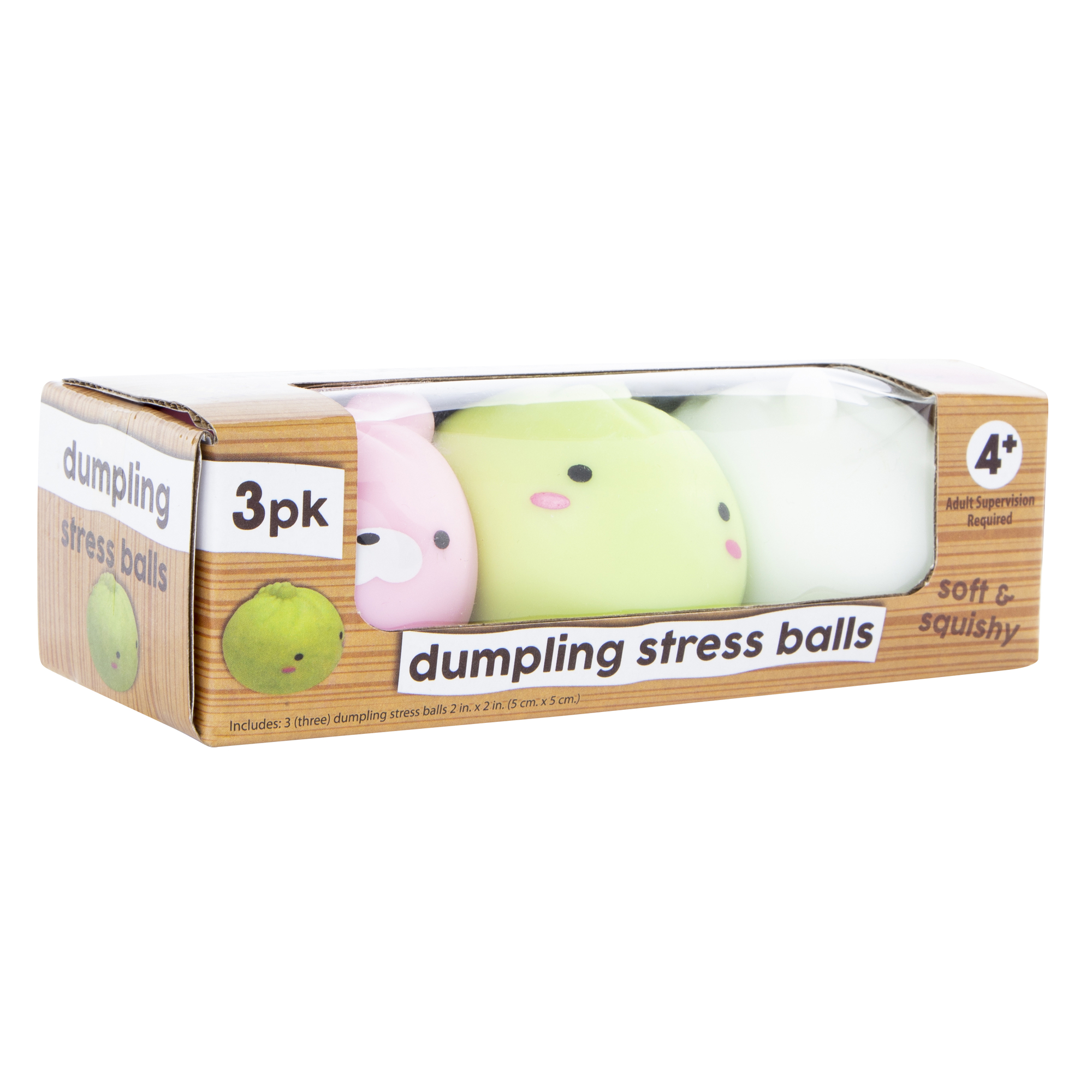 Dumpling Stress Balls 3-Pack Sensory Toys