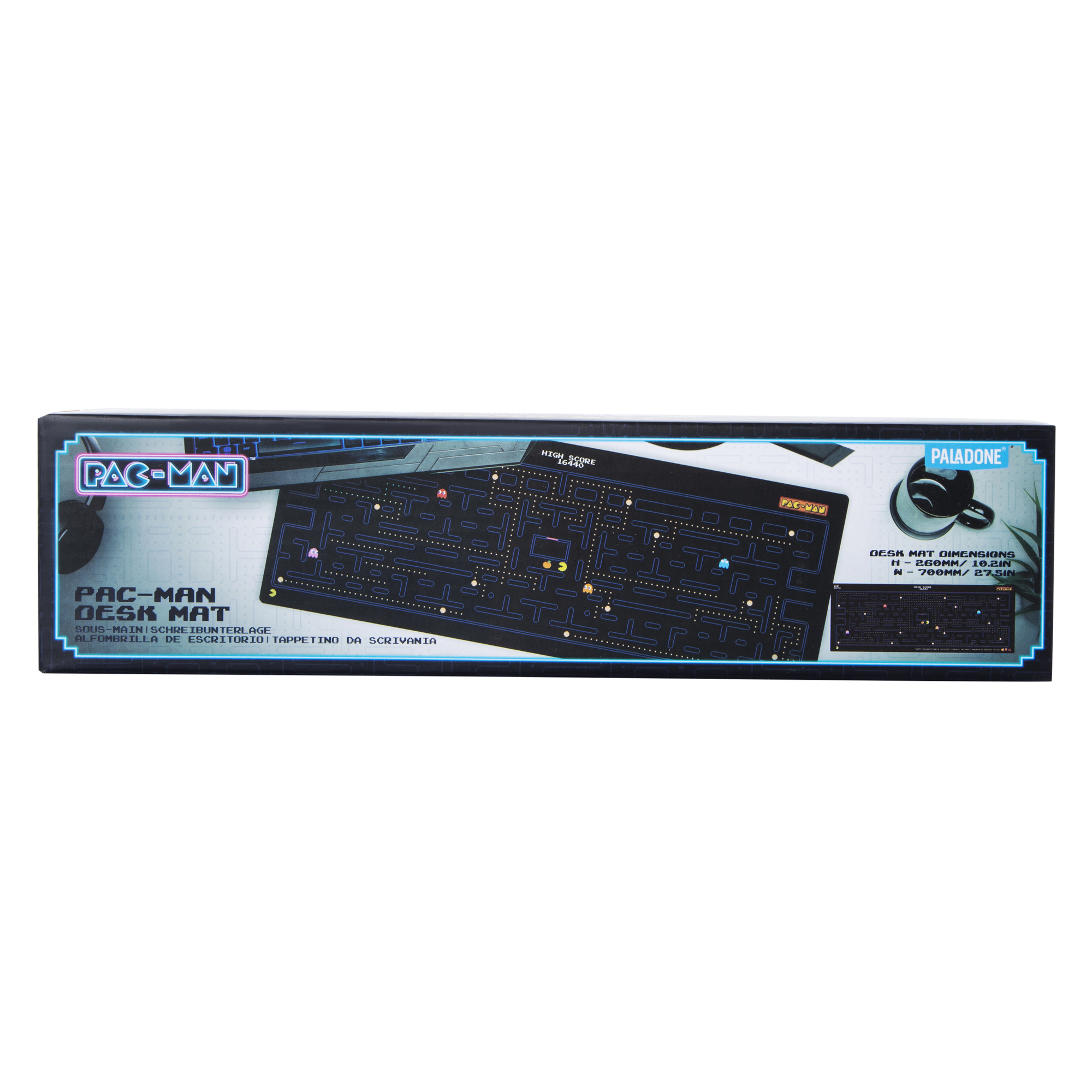 PAC-MAN Gaming Desk Mat 27.5in x 10.2in