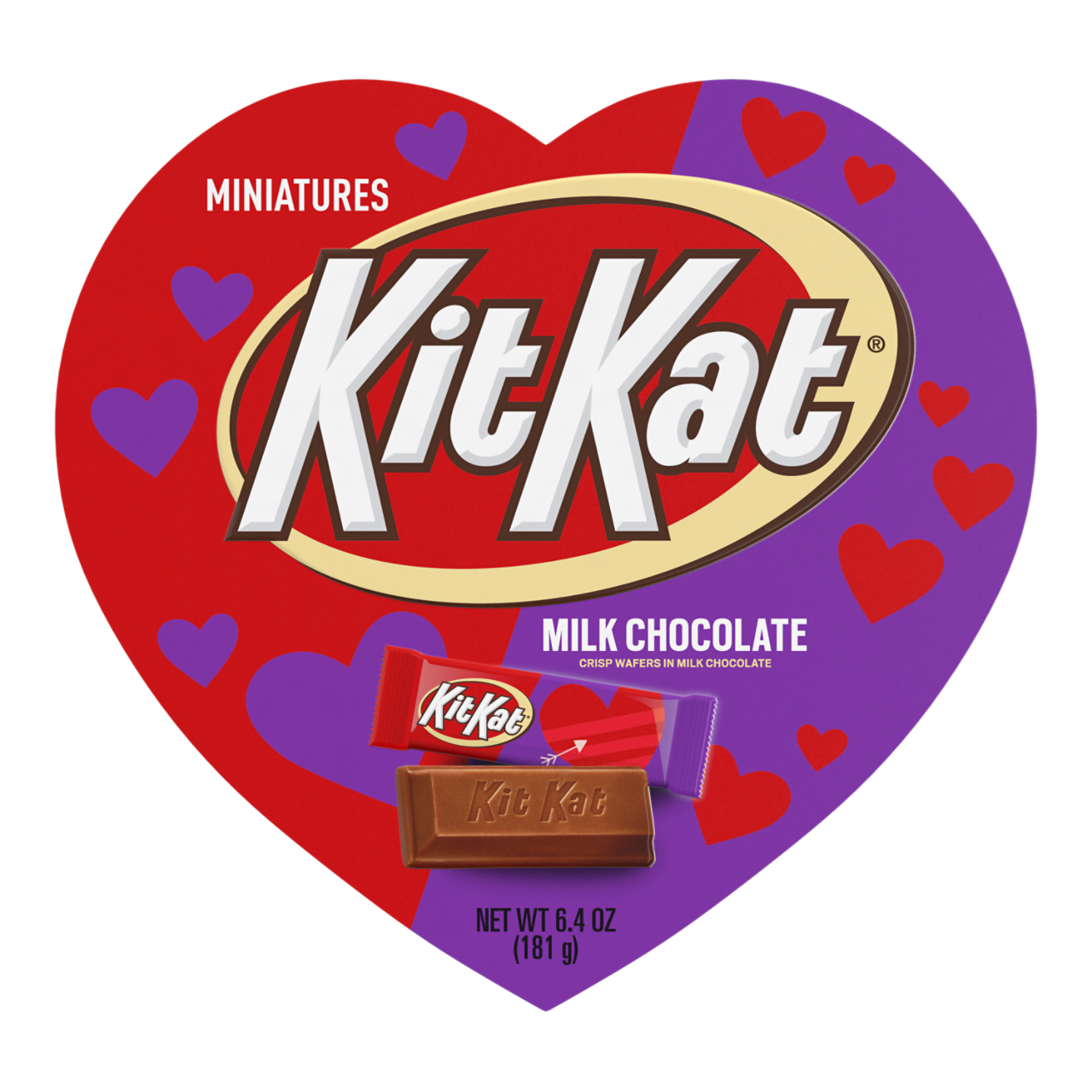Valentine Kit Kat® Miniatures Candy Box 6.4oz