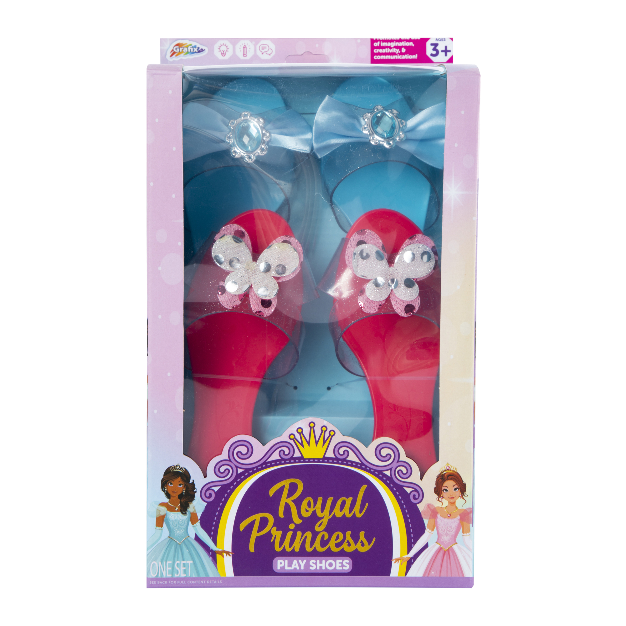 Royal Princess Kid's Play Shoes, 2 Pairs