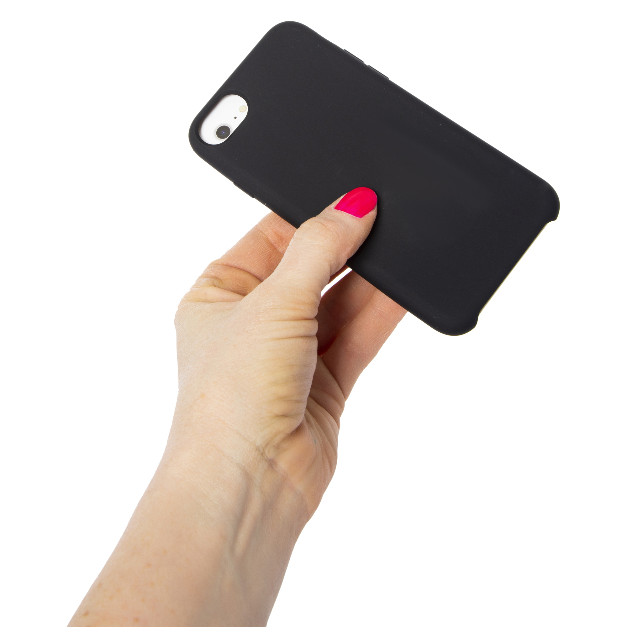 iPhone Se®/8®/7®/6® Silicone Case - Black