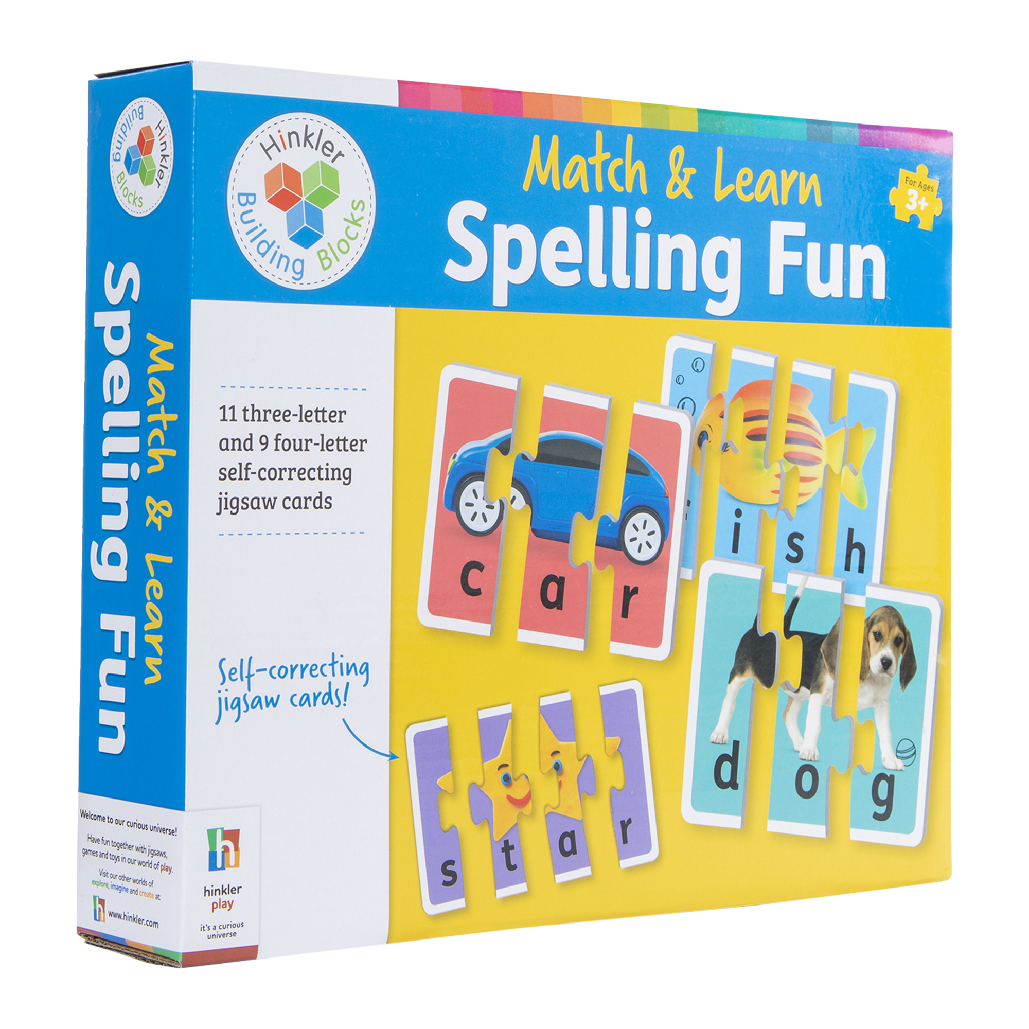 Match & Learn: Spelling Fun Jigsaw Cards For Kids