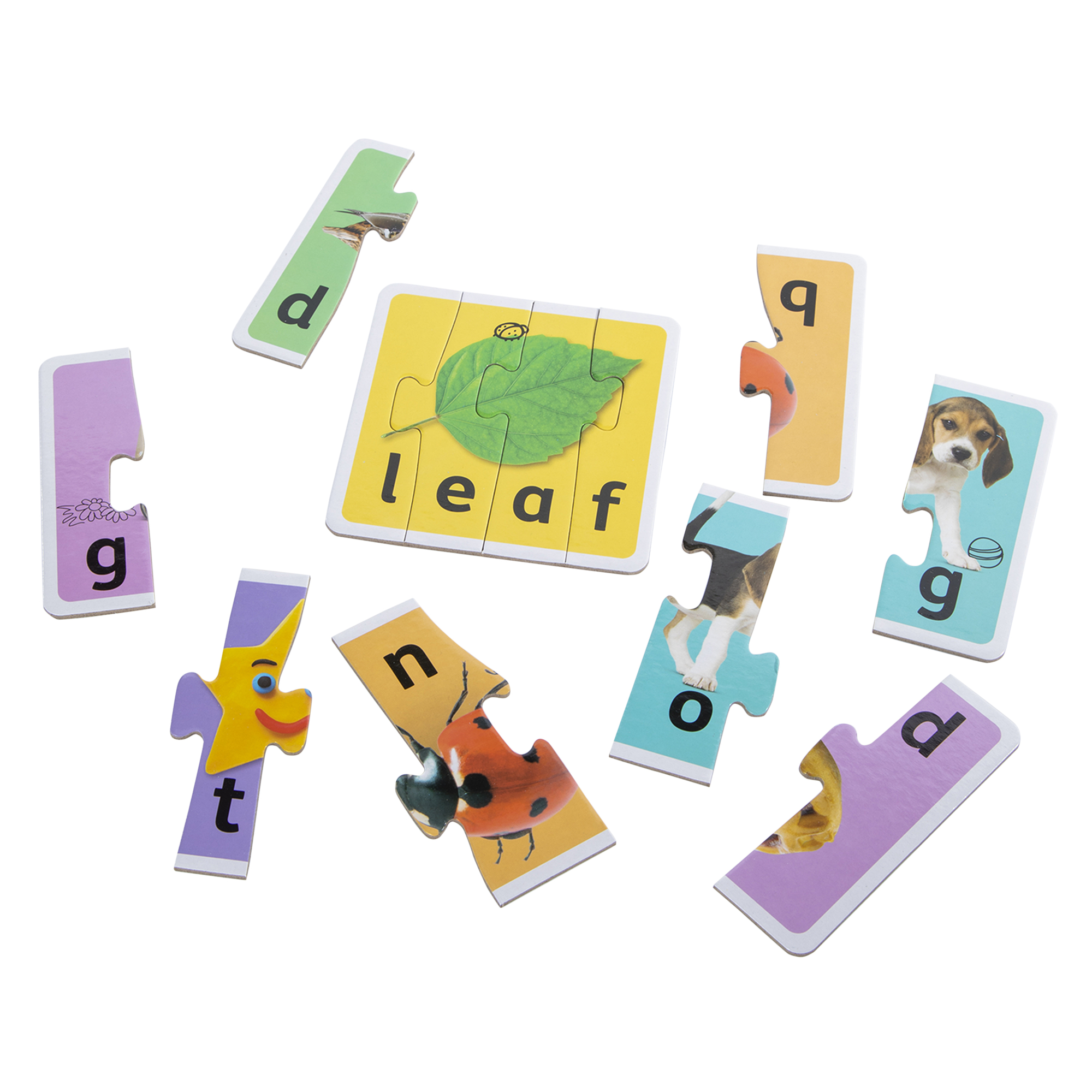 Match & Learn: Spelling Fun Jigsaw Cards For Kids