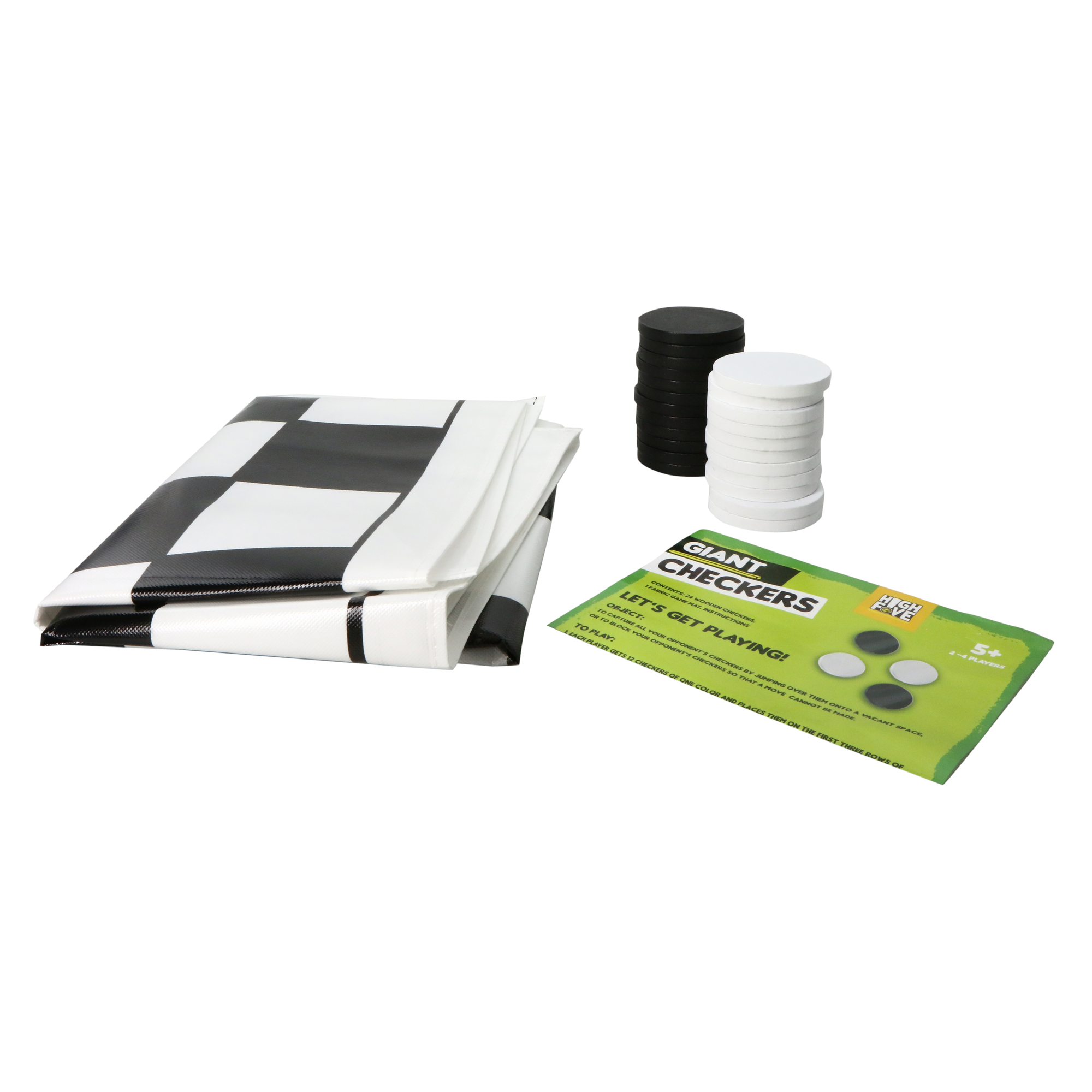 Giant Checkers Outdoor Game Set