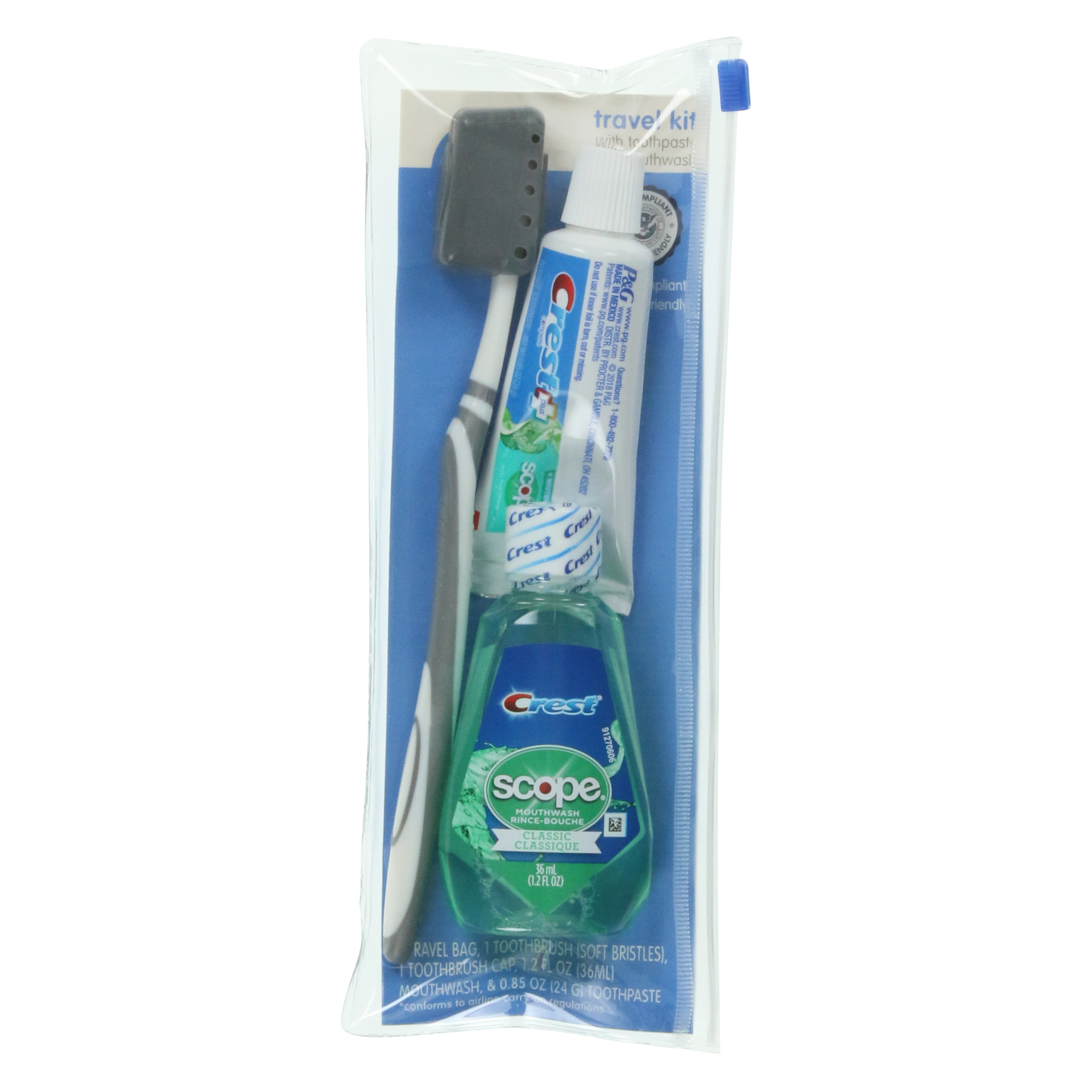 Crest® Travel Toothbrush Kit