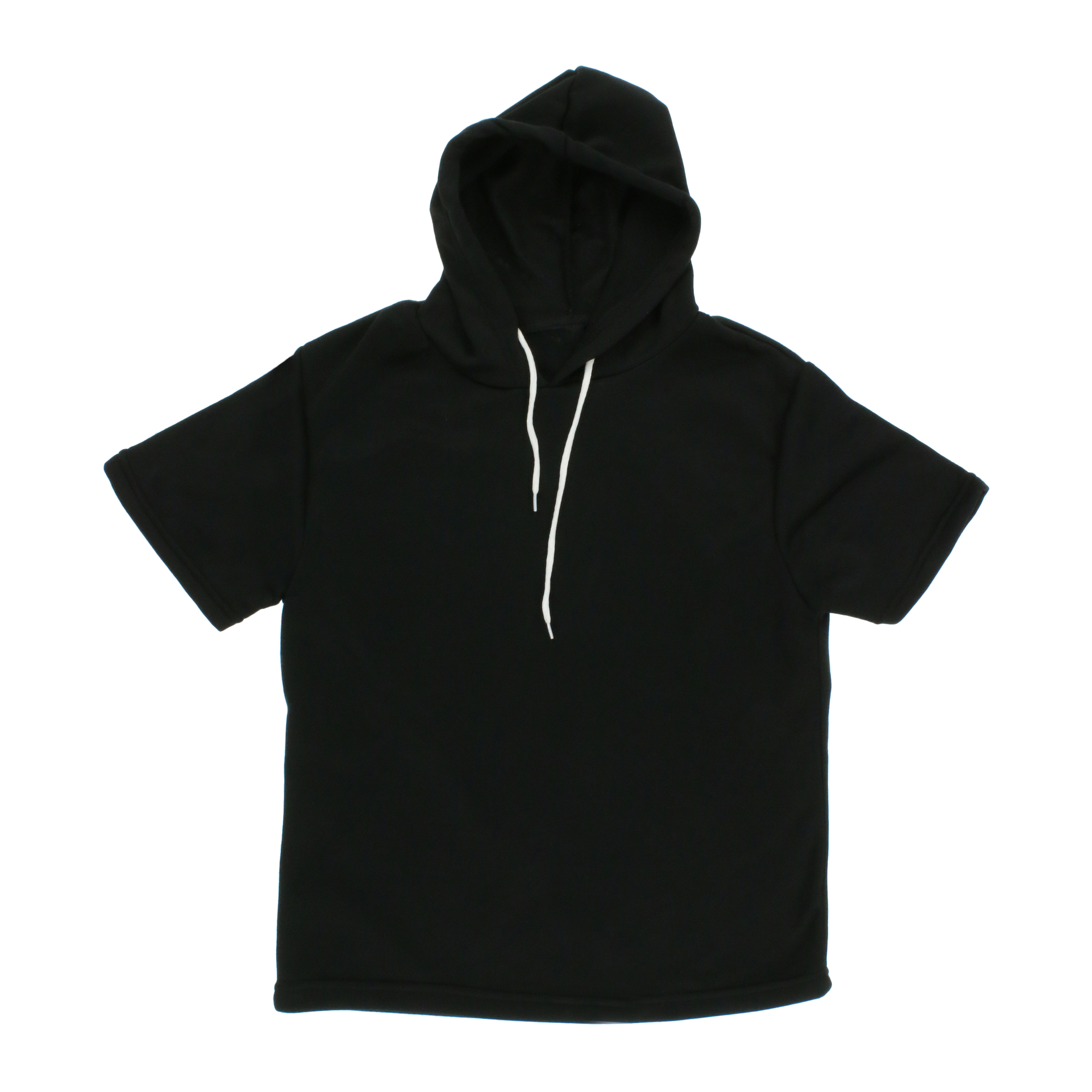 Short Sleeve Hoodie Sweatshirt