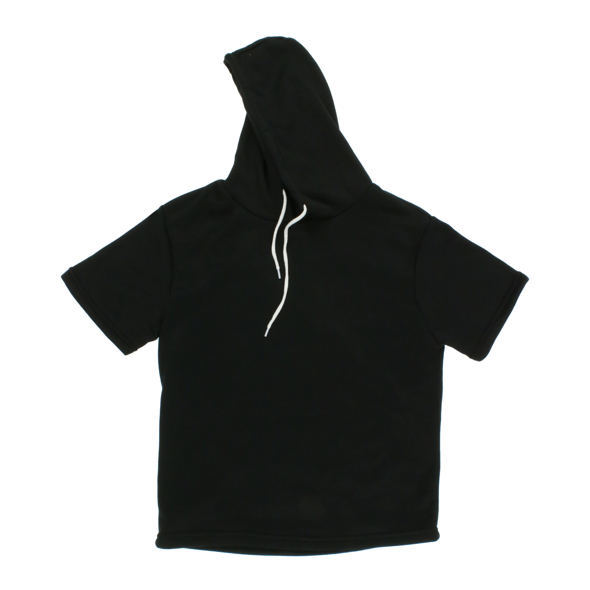 Short Sleeve Hoodie Sweatshirt