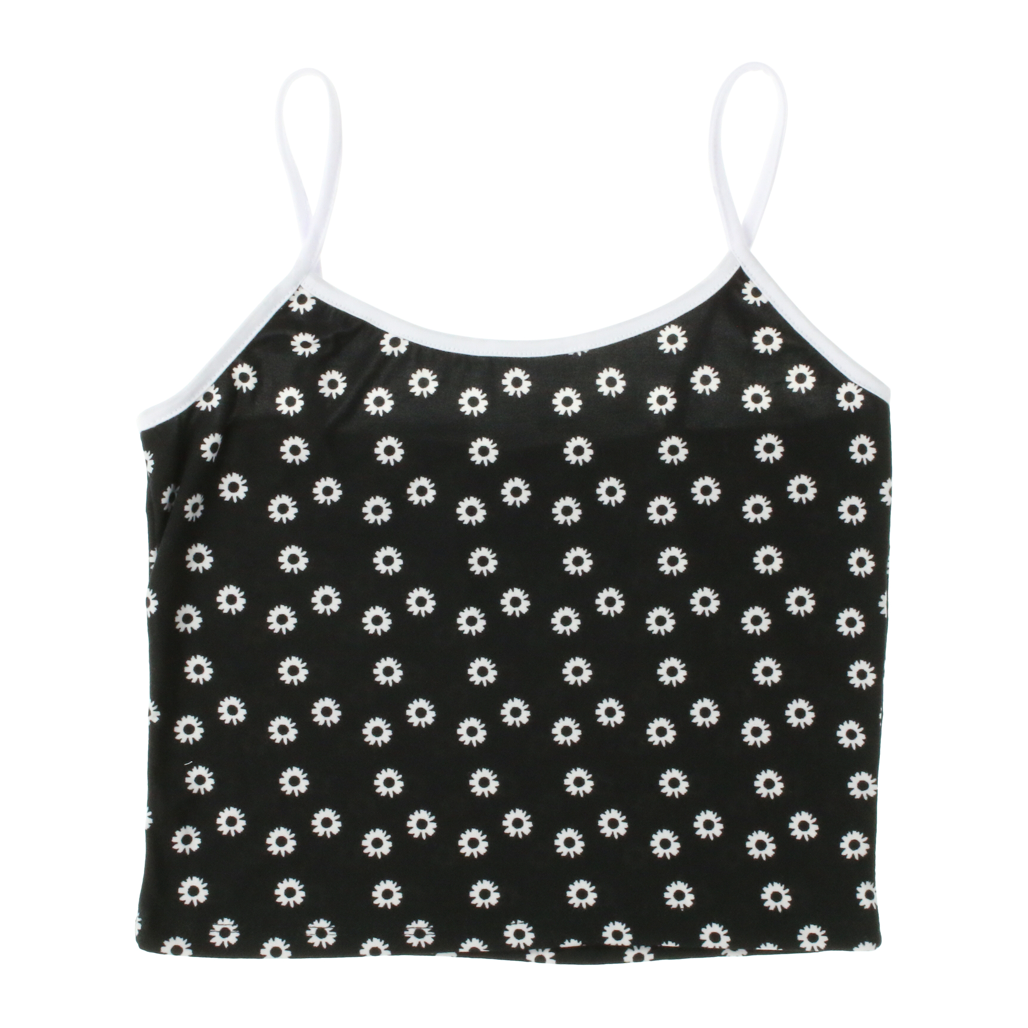 Juniors Blue Tie Dye Spaghetti Strap Tank Top