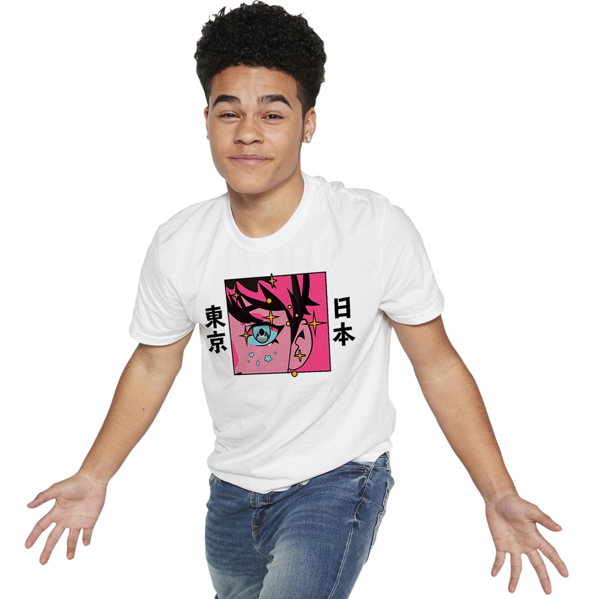 Anime Sparkle Graphic Tee