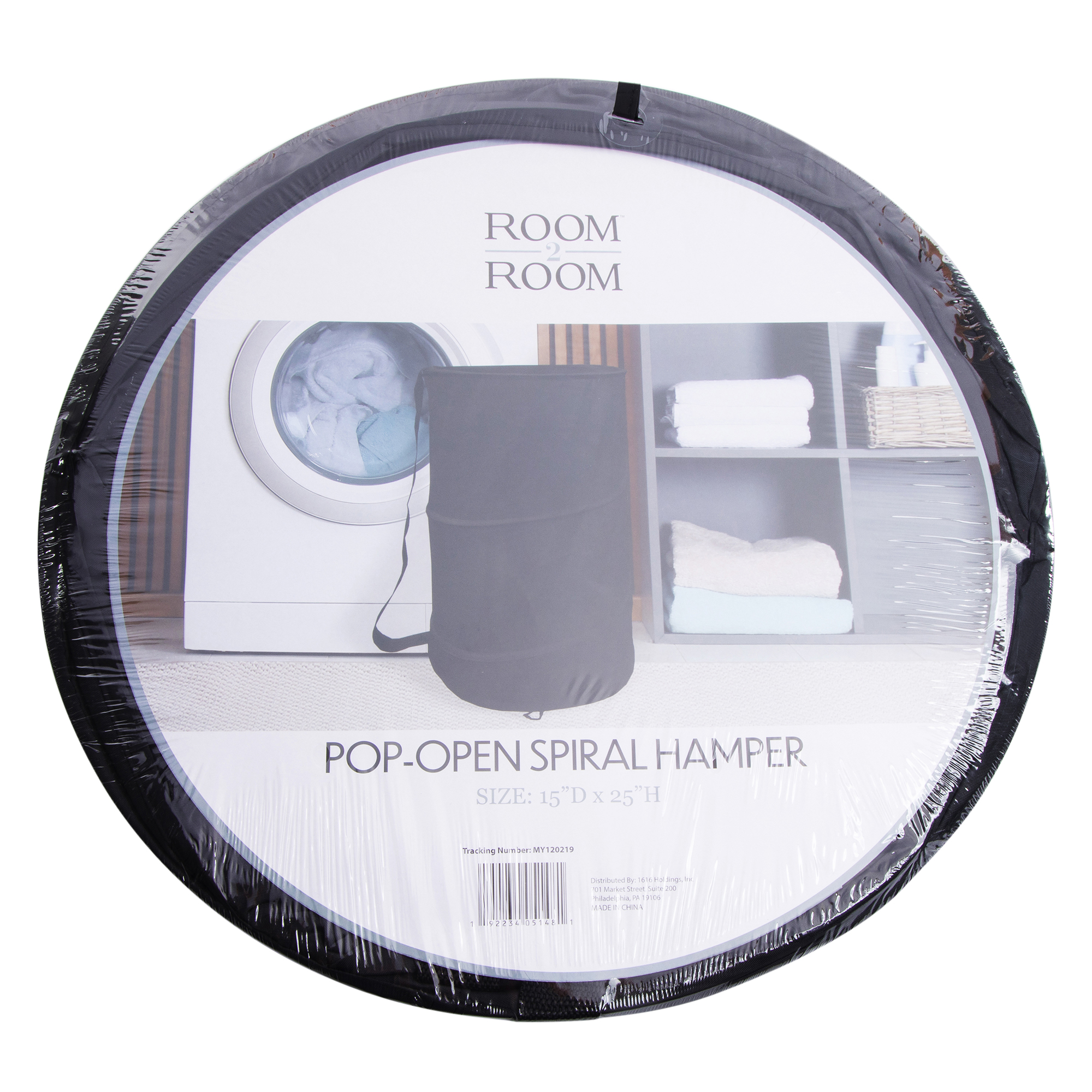 Pop-Open Spiral Hamper 15in x 25in