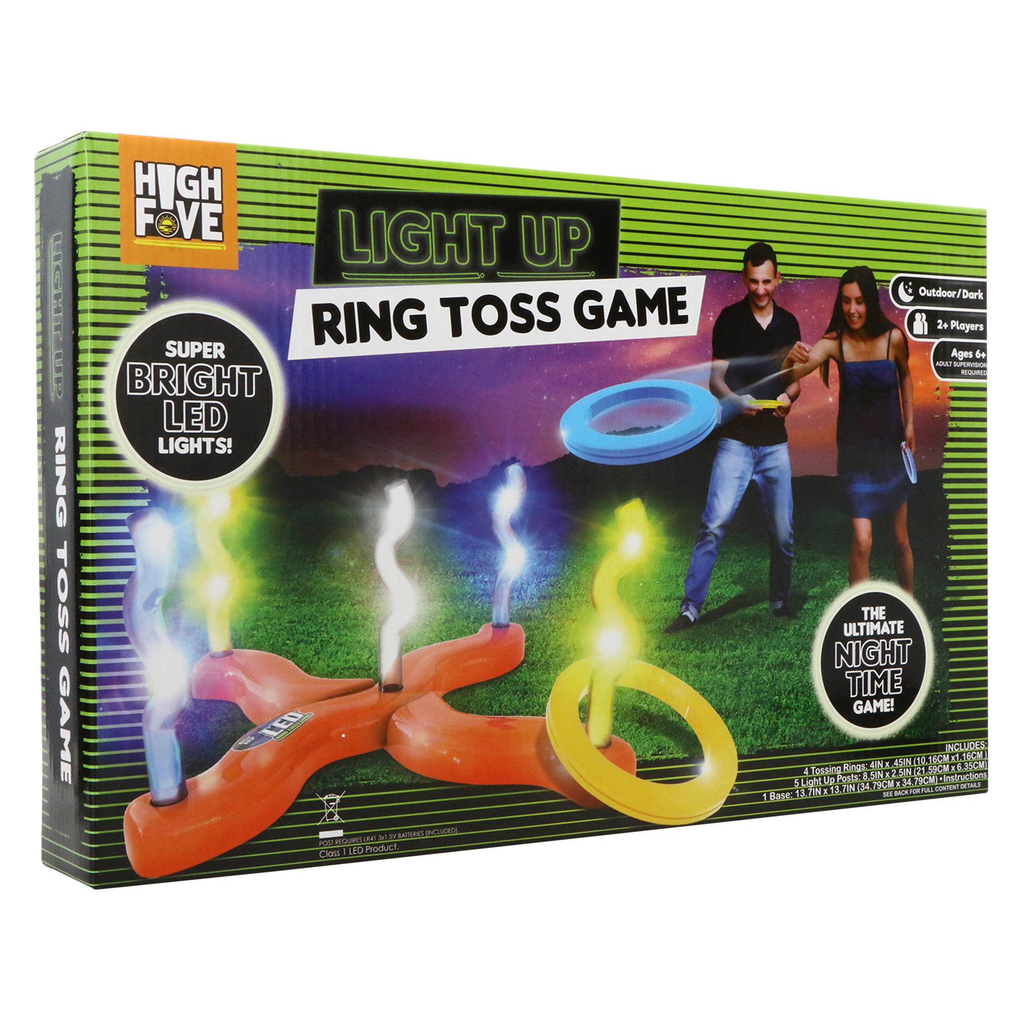 LED Light Up Ring Toss Game