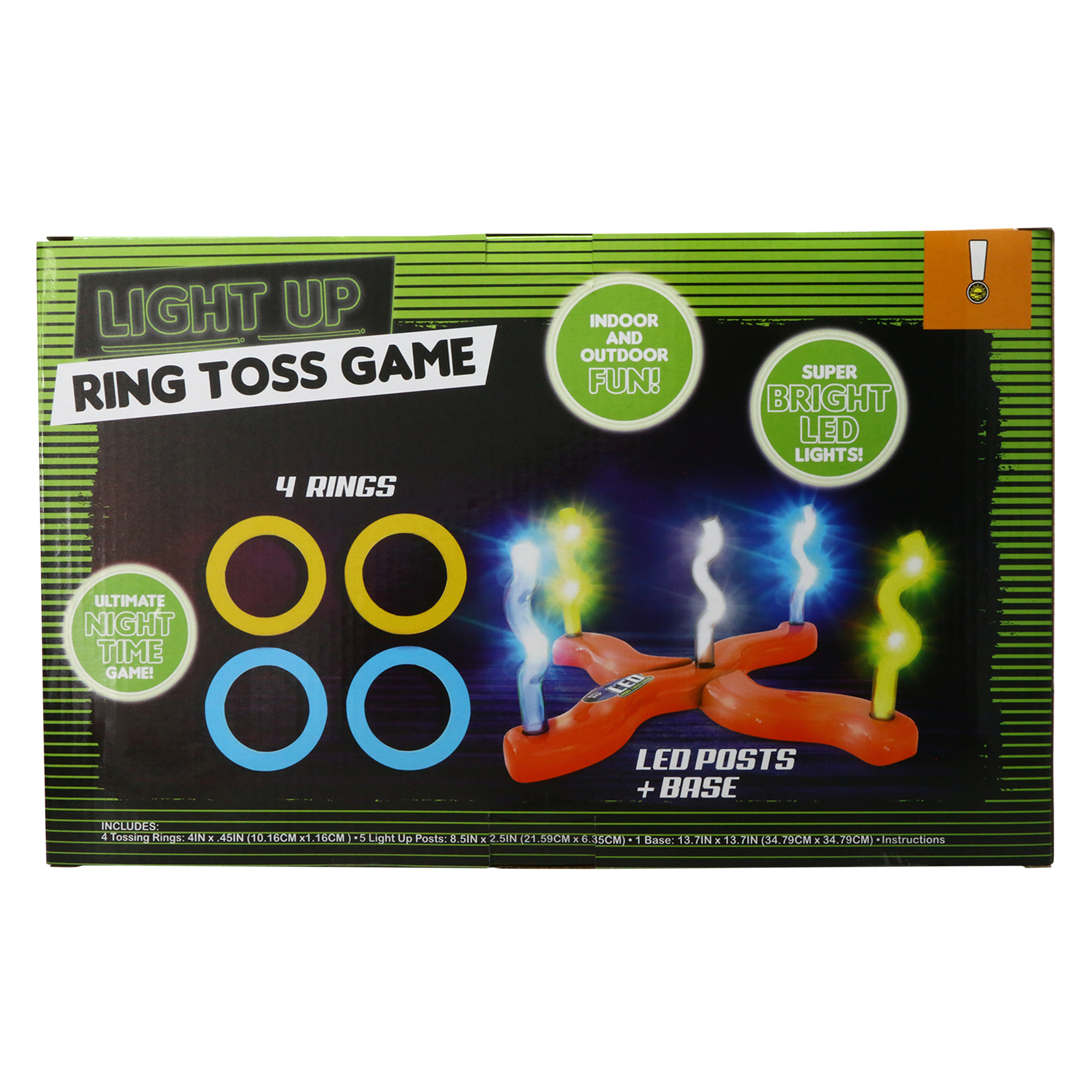 LED Light Up Ring Toss Game