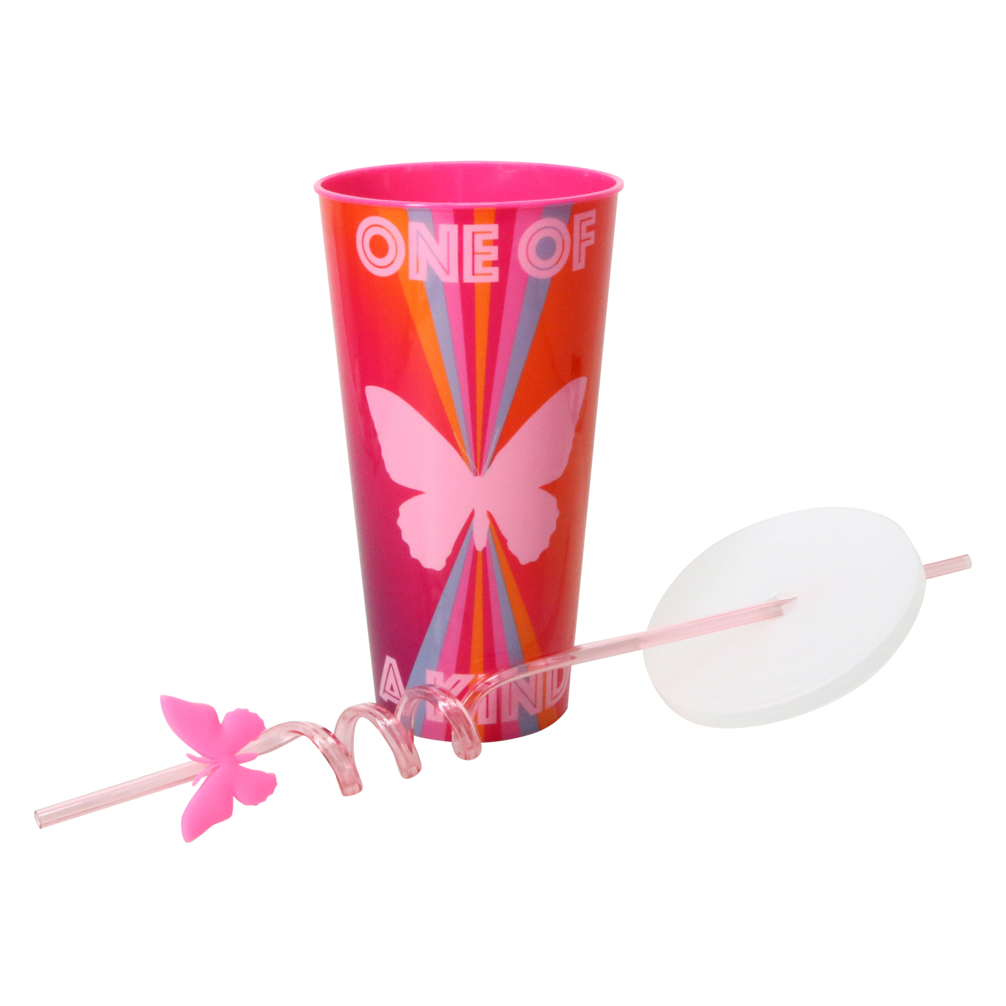 Summer Stadium Sipper With Lid & Straw 32oz