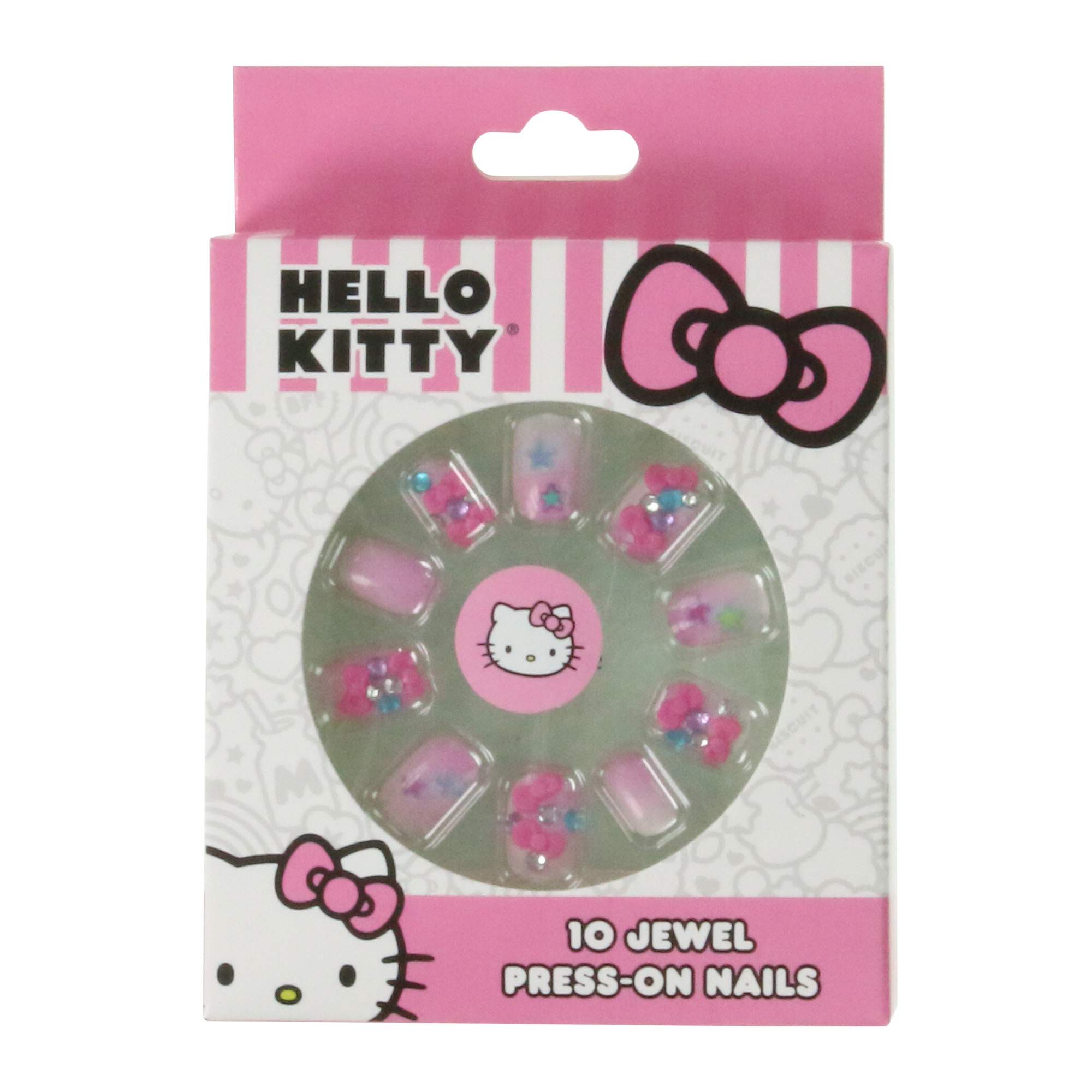 Hello Kitty® Jewel Press-On Nails 10-Count
