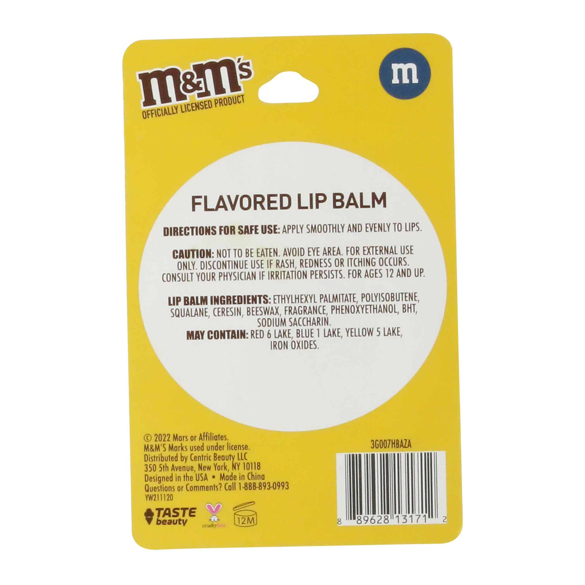 M&M's® Chocolate Flavored Lip Balm 0.35oz