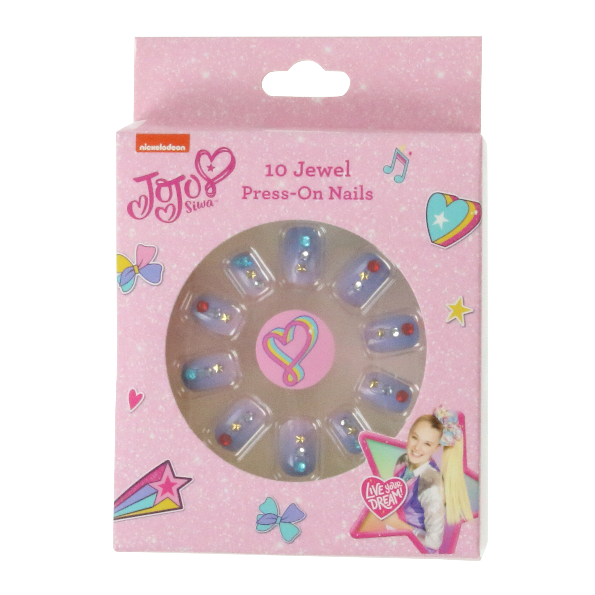 Jojo Siwa™ Jewel Press-On Nails Set 10-Count