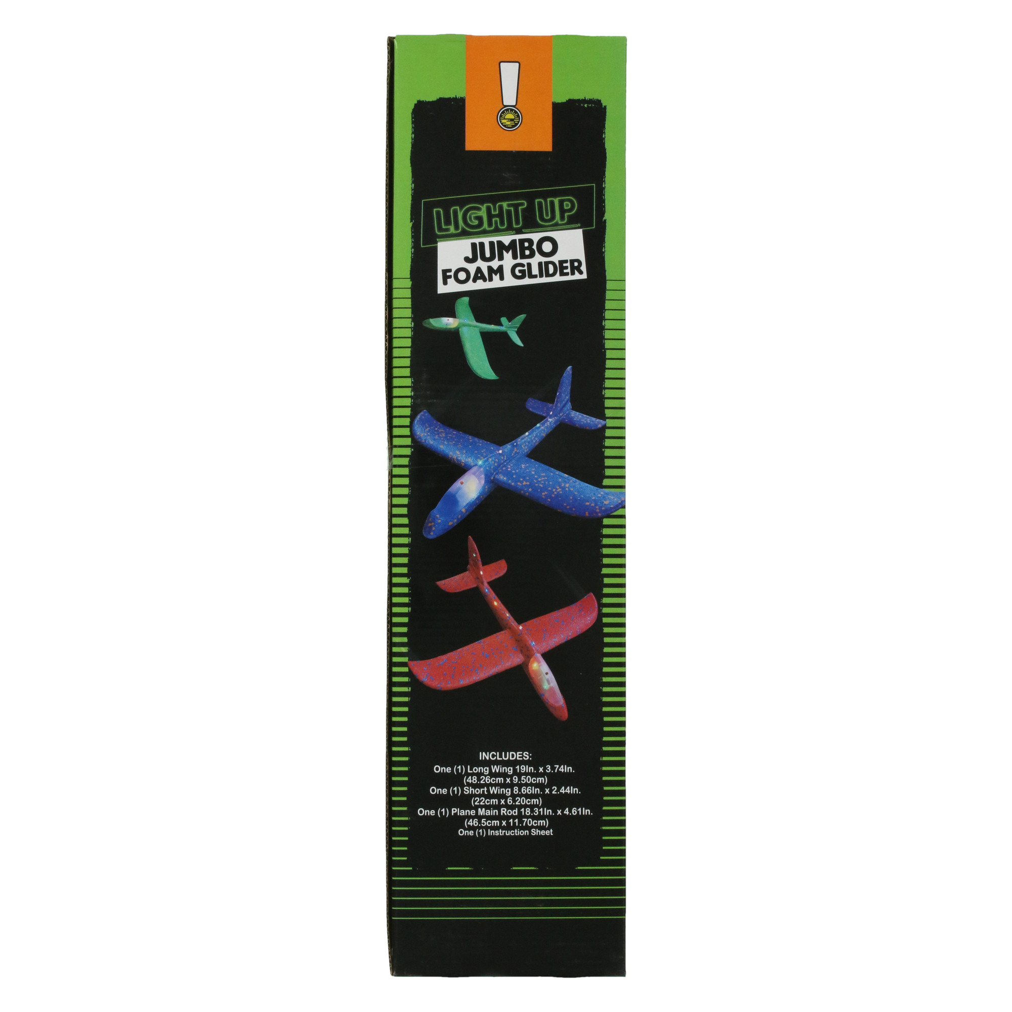 Light-Up Jumbo Foam Glider Plane