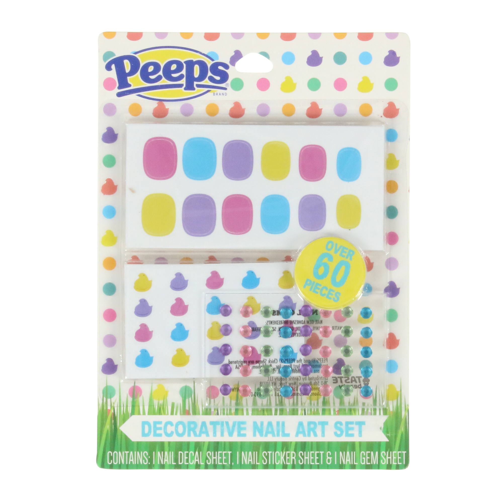 Peeps® Nail Art Stickers 60+ Piece Set