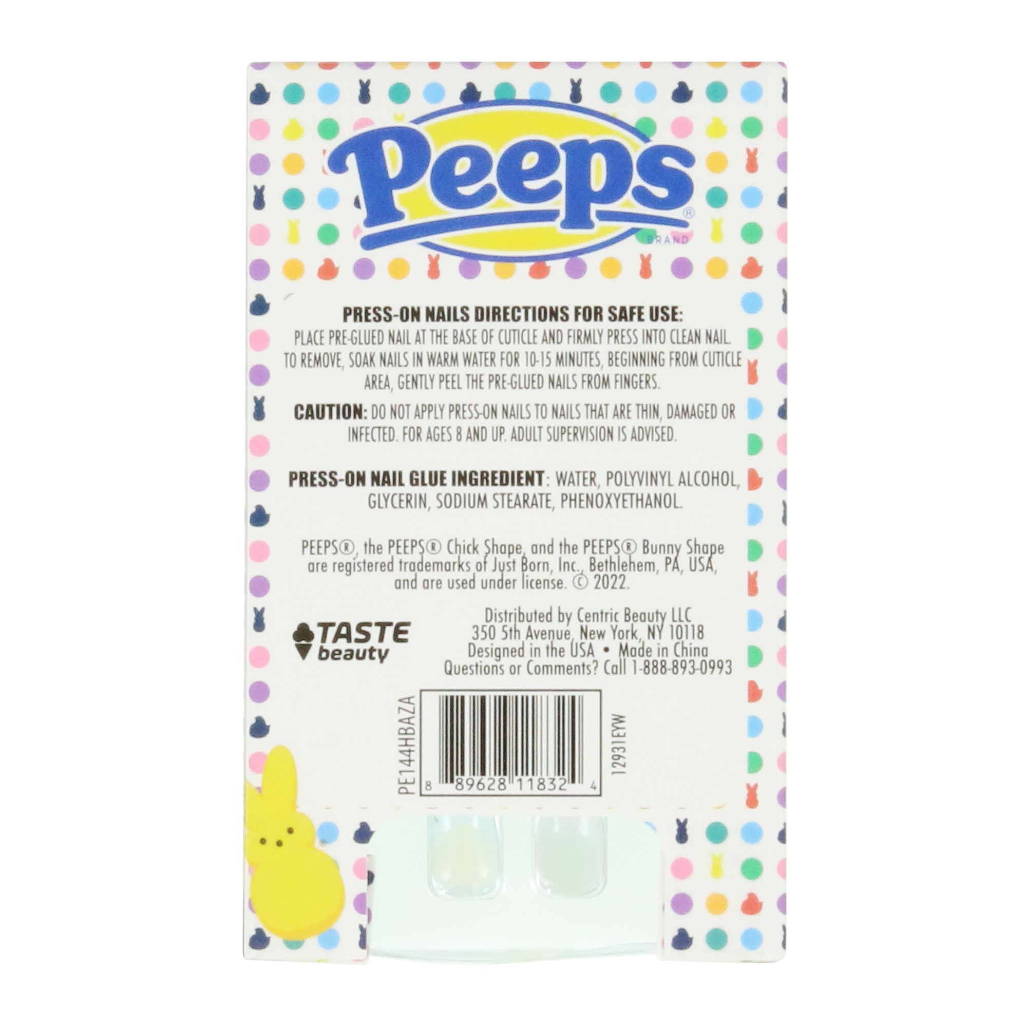 Peeps® Press-On Nails 18-Count