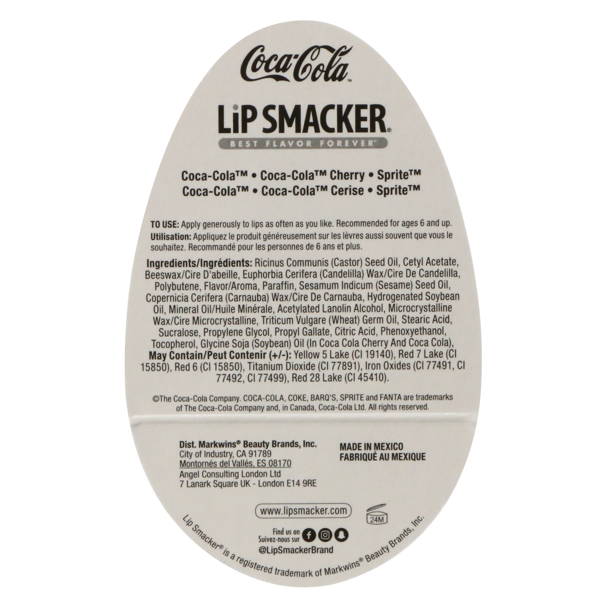 Coca-Cola® You Bet. Lip Smacker Easter Egg Balm Trio